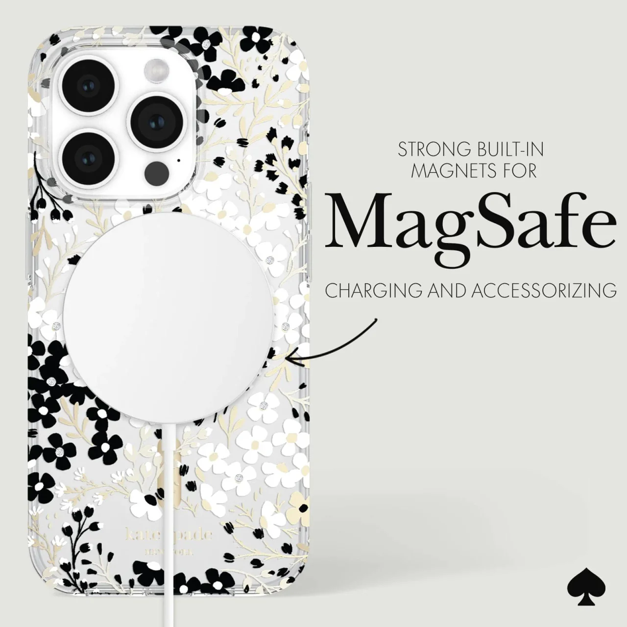 Kate Spade New York MagSafe Case iPhone 15 Pro Max - Multi Floral - Image 4