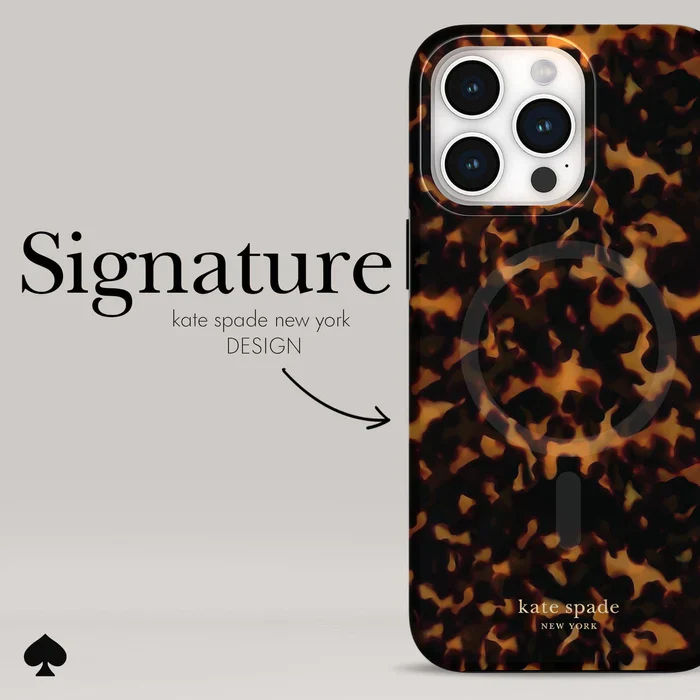 Kate Spade New York MagSafe Case iPhone 15 Pro Max - Tortoise - Image 4