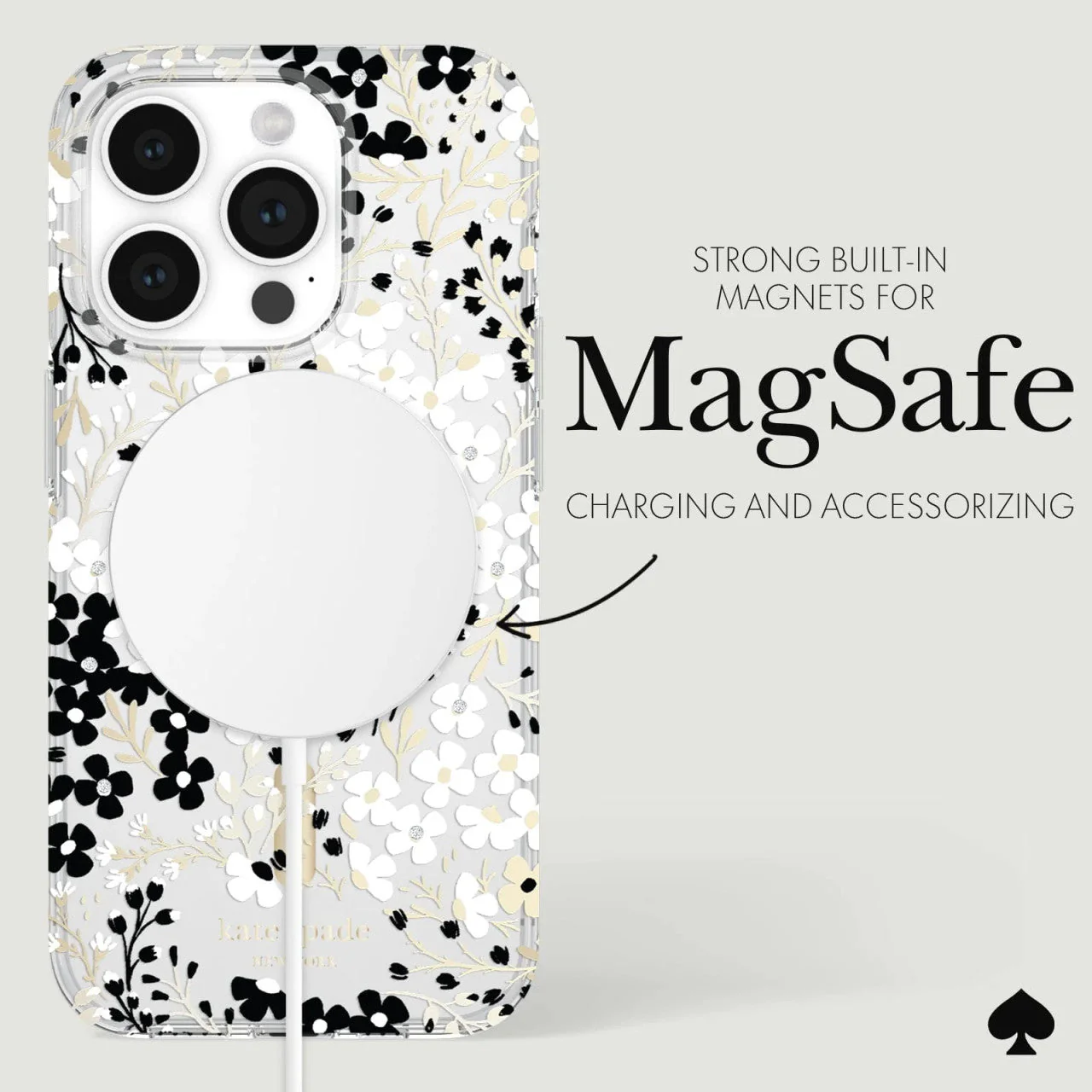 Kate Spade New York MagSafe Case iPhone 15 Pro - Multi Floral - Image 4