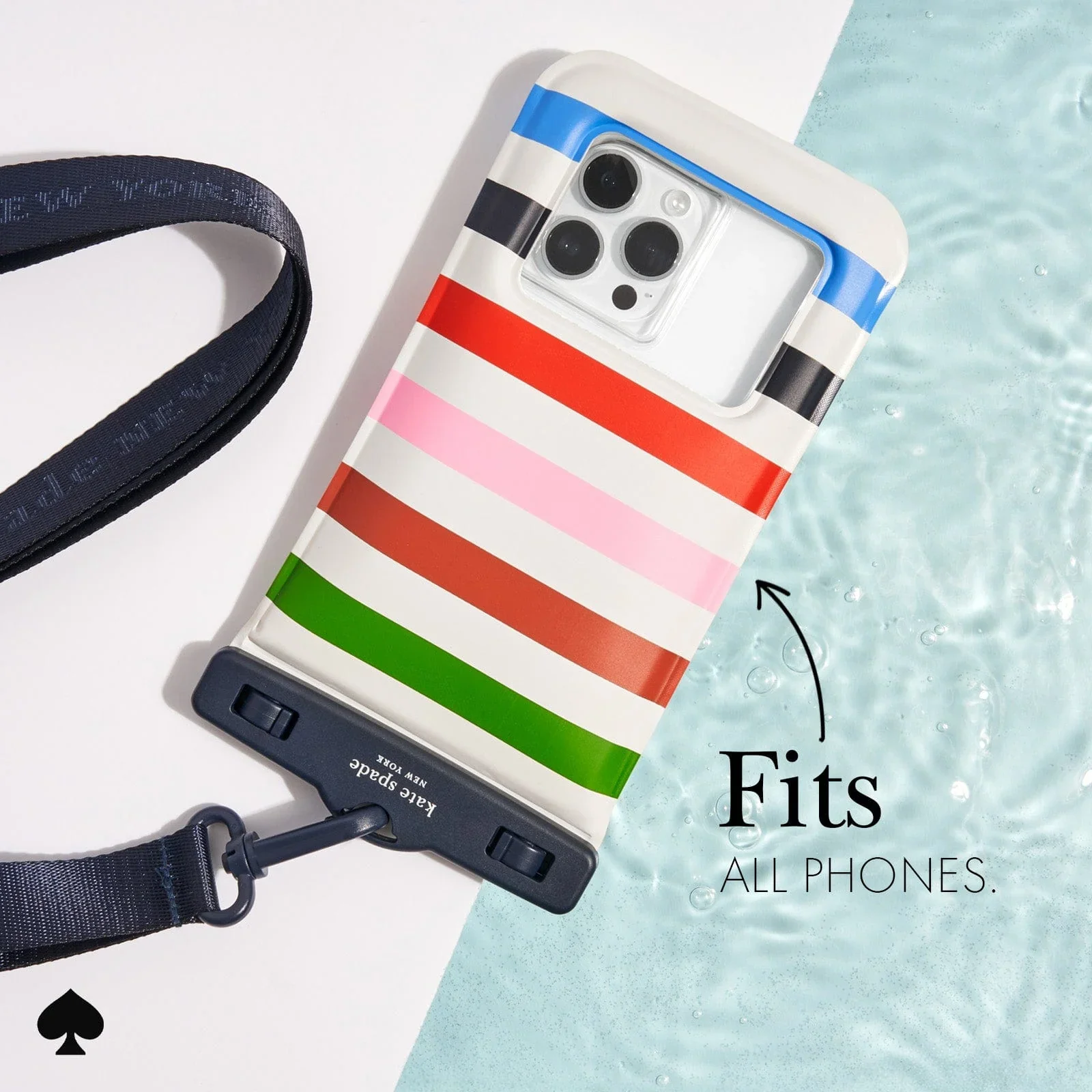 Kate Spade New York Waterproof Floating Pouch - Adventure Stripe - Image 5