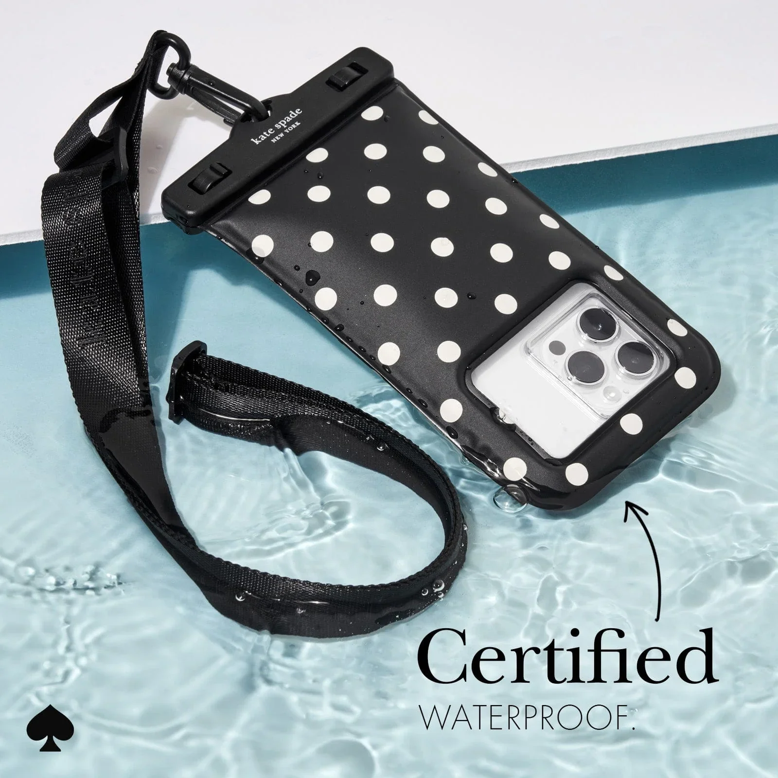 Kate Spade New York Waterproof Floating Pouch - Picture Dot - Image 7