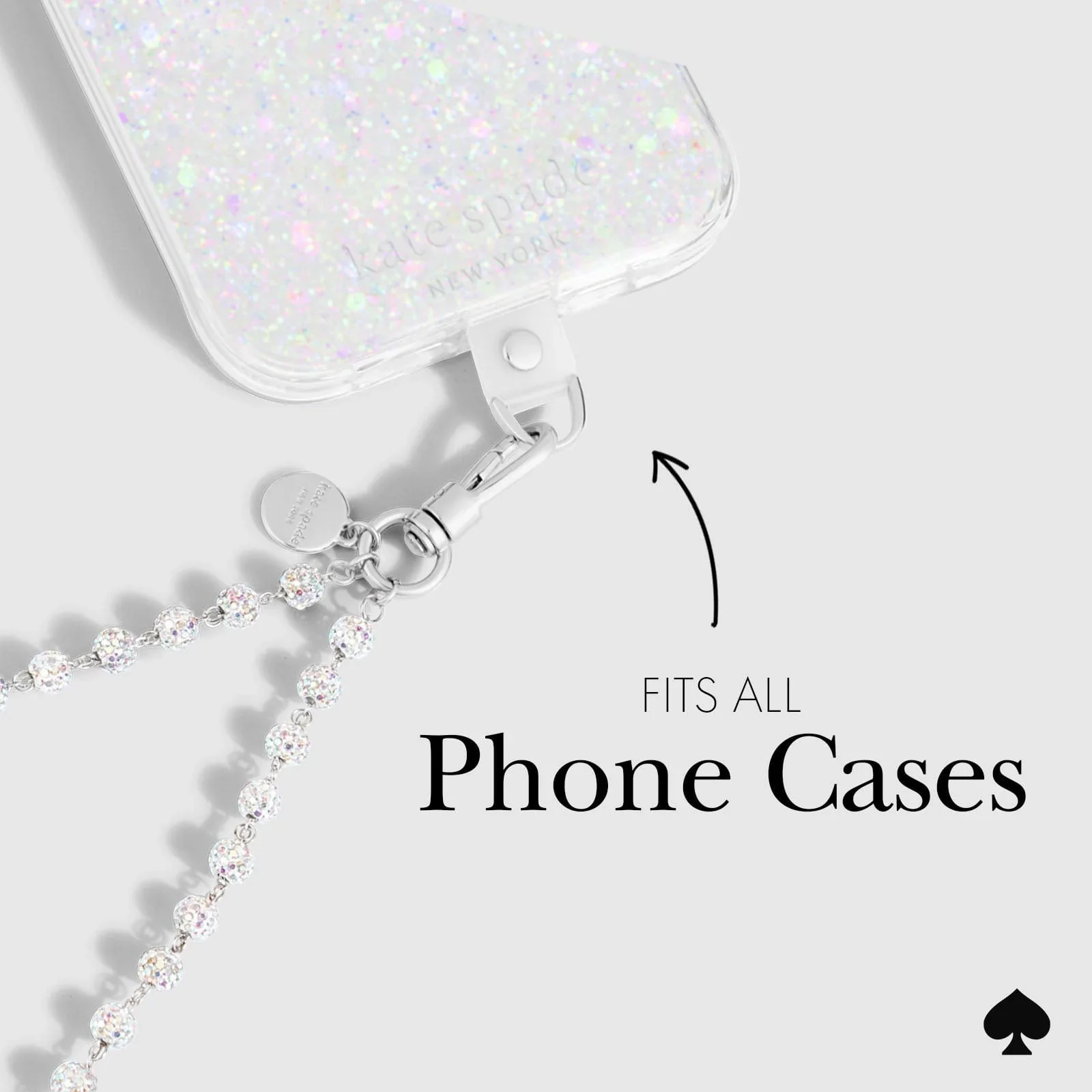 Kate Spade Phone Charm Wrist Strap - Razzle Dazzle - Image 6