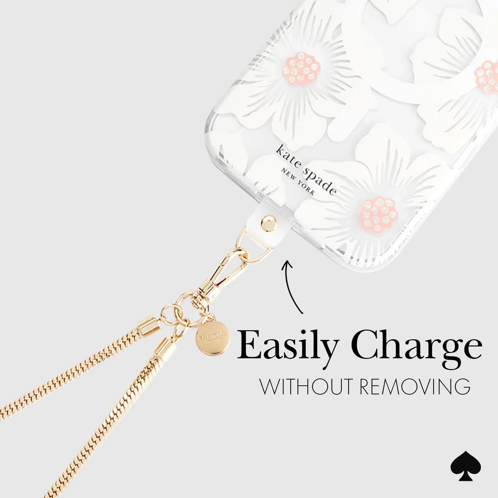 Kate Spade Phone Crossbody - Heart of Gold - Image 3