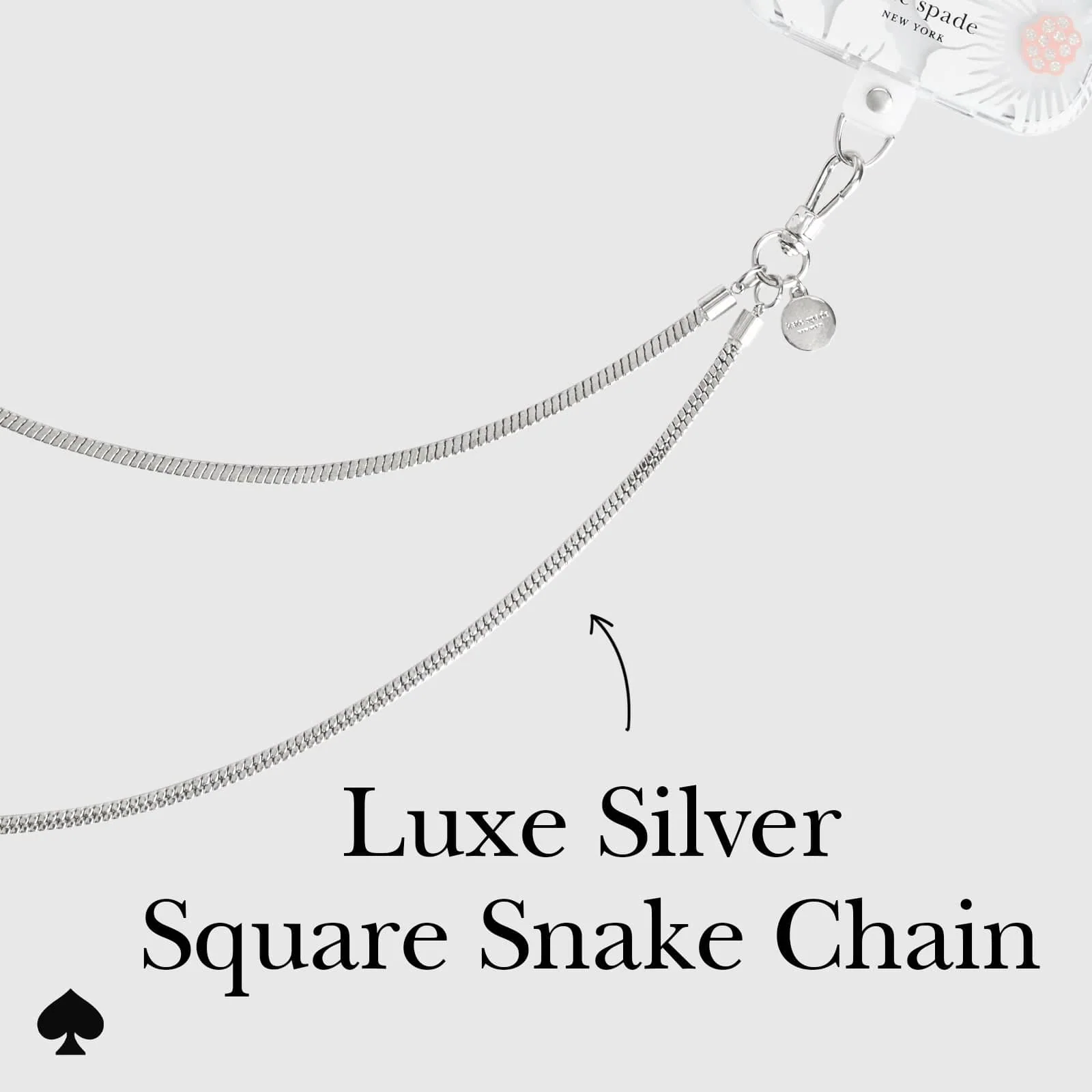Kate Spade Phone Crossbody - Heart of Silver - Image 3