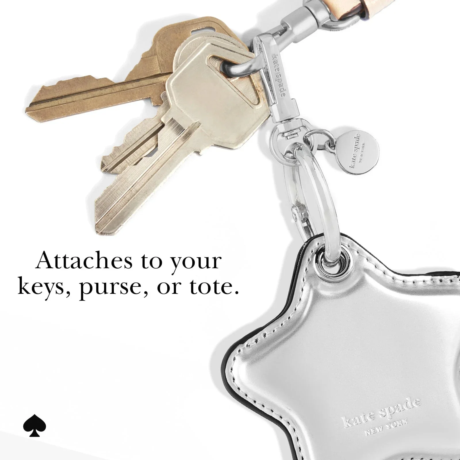 Kate Spade Star Charm Keychain for AirTag - Image 3