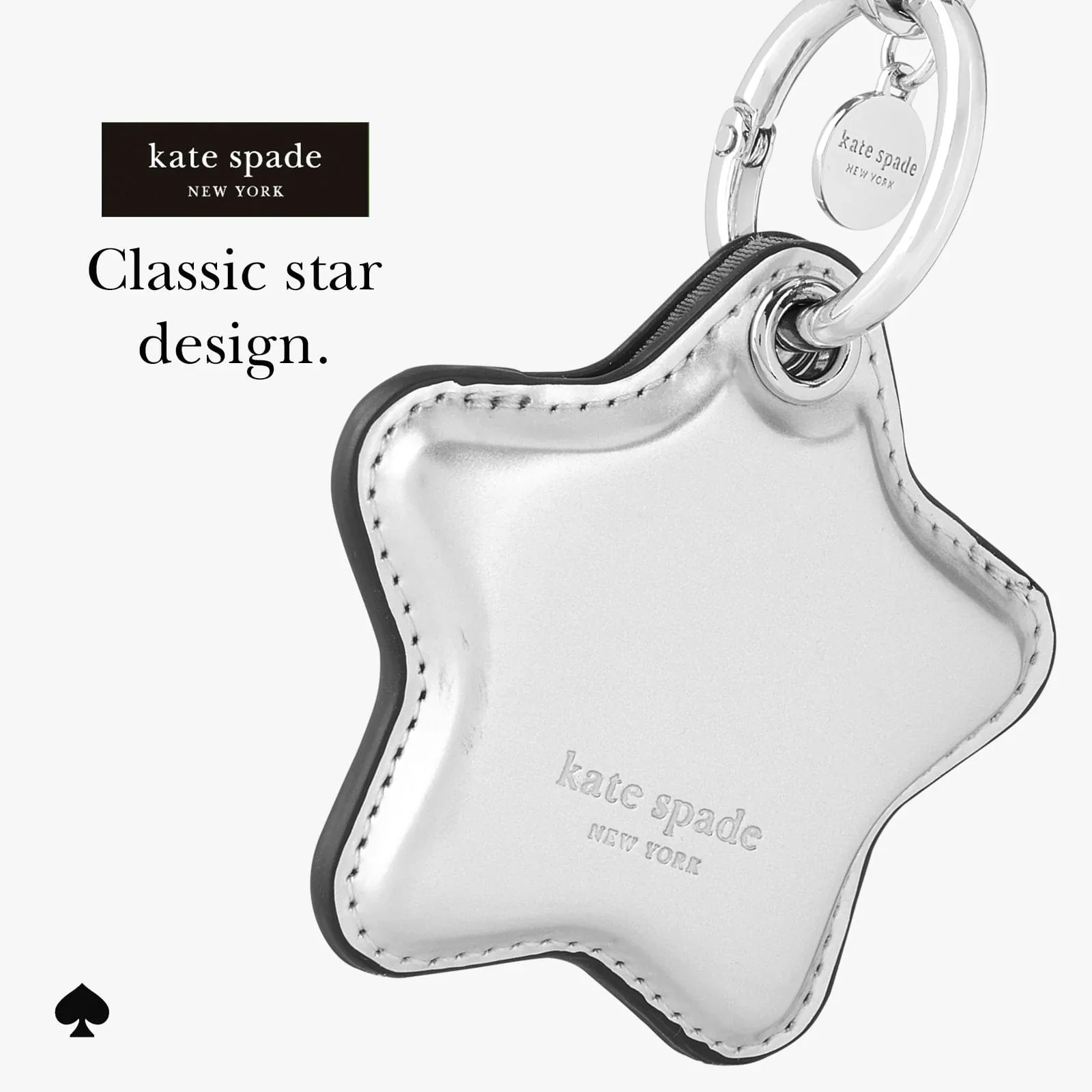 Kate Spade Star Charm Keychain for AirTag - Image 4