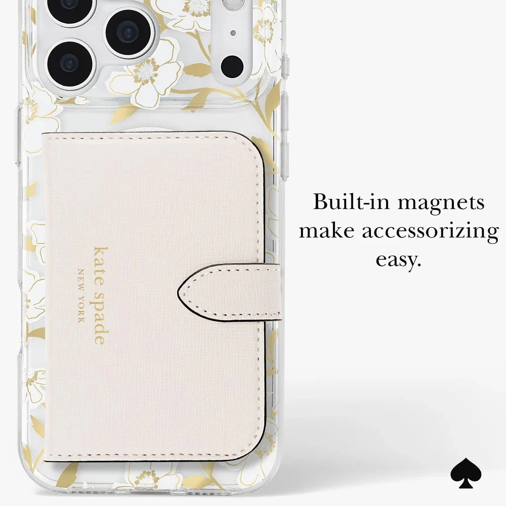 Kate Spade Sunshine Floral MagSafe Case for iPhone 17 Pro 6.3 - Clear / Gold - Image 7