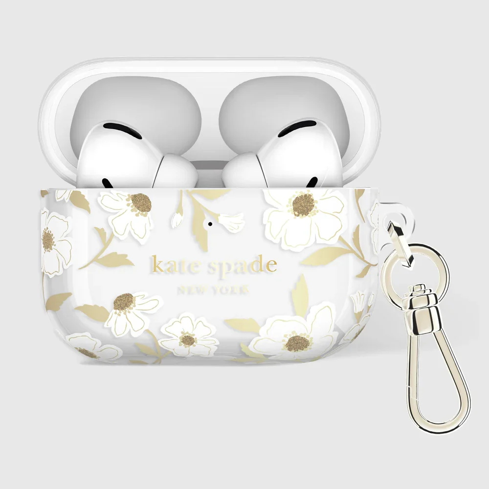 Kate Spade Sunshine Floral with Gold Clip for AirPods Pro 3 - Image 2