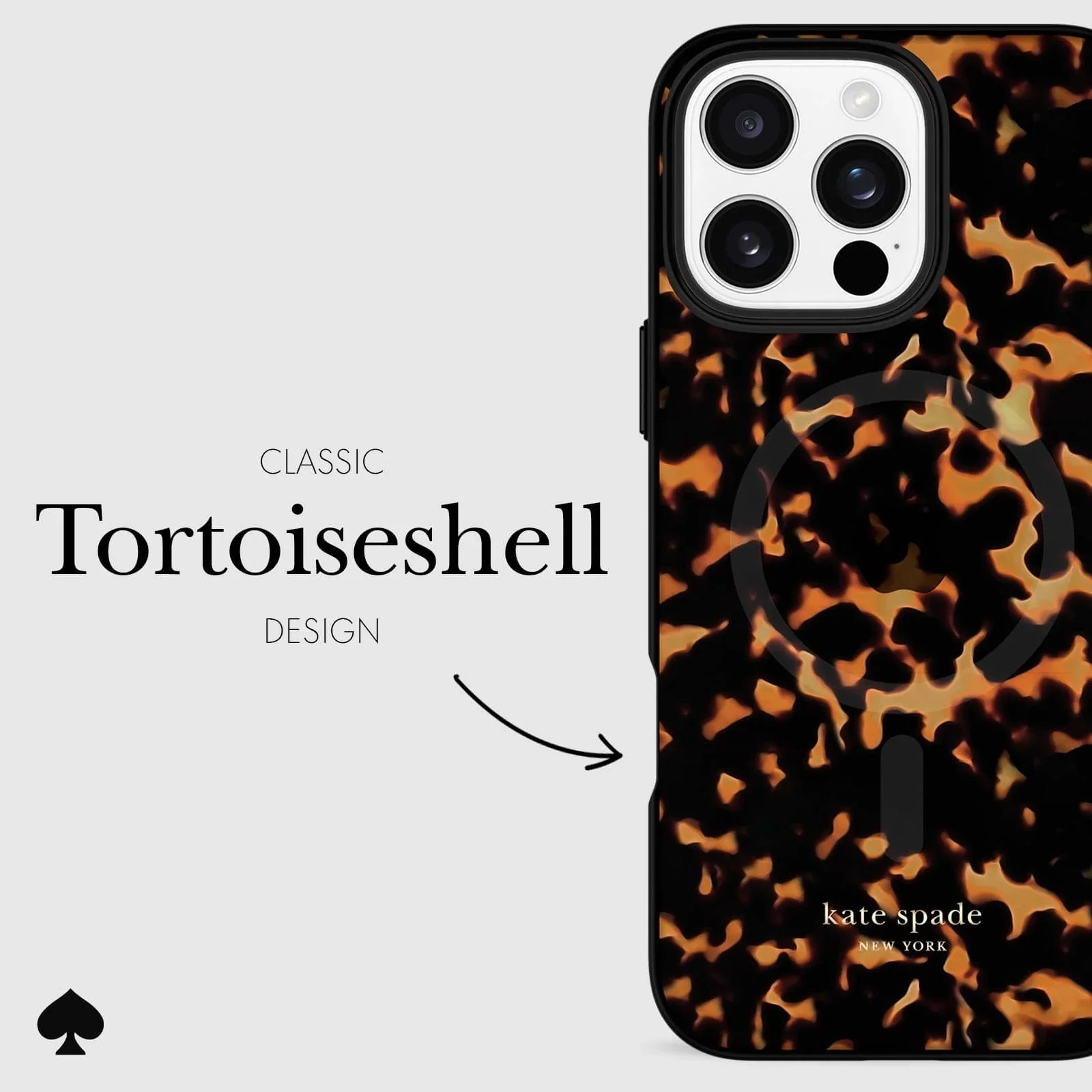 Kate Spade MagSafe Case for iPhone 16 Pro Max - Tortoise - Image 3