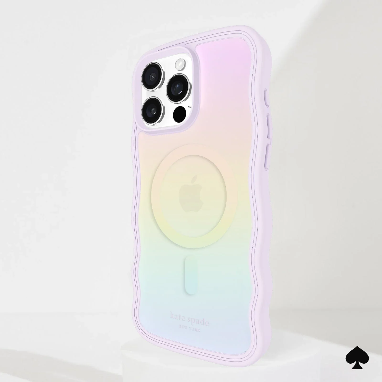 Kate Spade Wave MagSafe Case for iPhone 16 Pro Max Opal Iridescent - Image 6