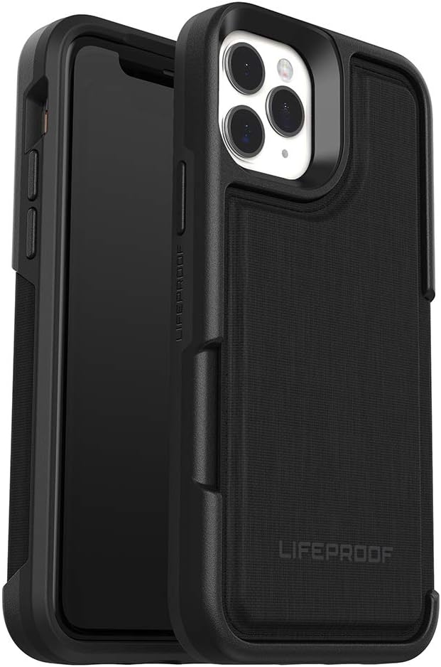LifeProof Flip Wallet Case for IPhone 11 Pro 5.8 inch Screen (NON WATERPROOF)- Black - Image 2