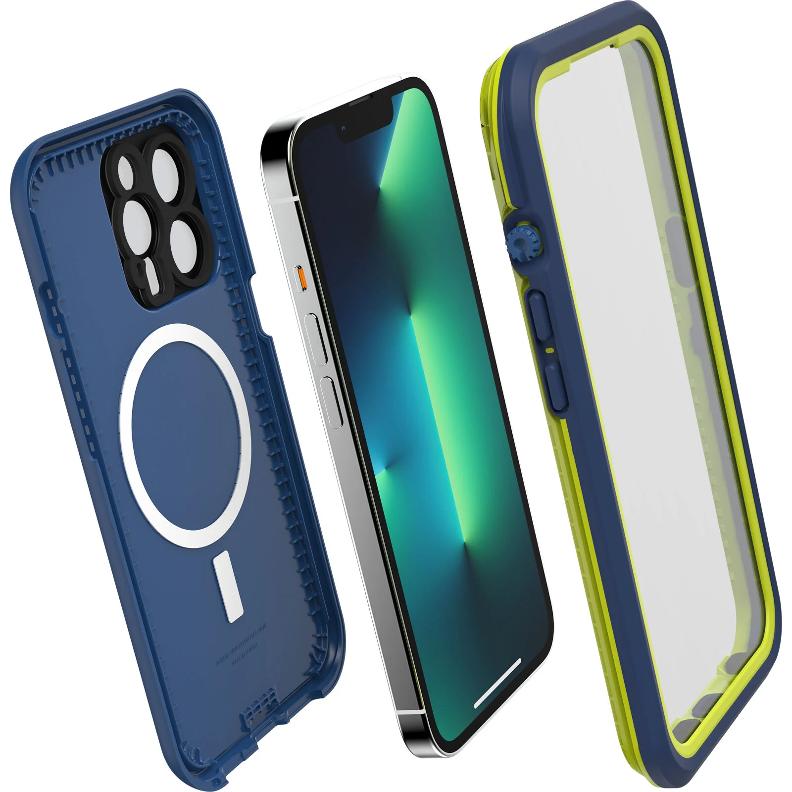 Lifeproof Fre Waterproof & Rugged Case MAGSAFE iPhone 13 PRO 6.1 inch - Blue - Image 2
