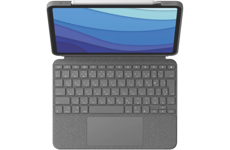 Logitech Combo Touchfor iPad Pro 11 4th/3rd/2nd/1st Gen - Grey - Image 2