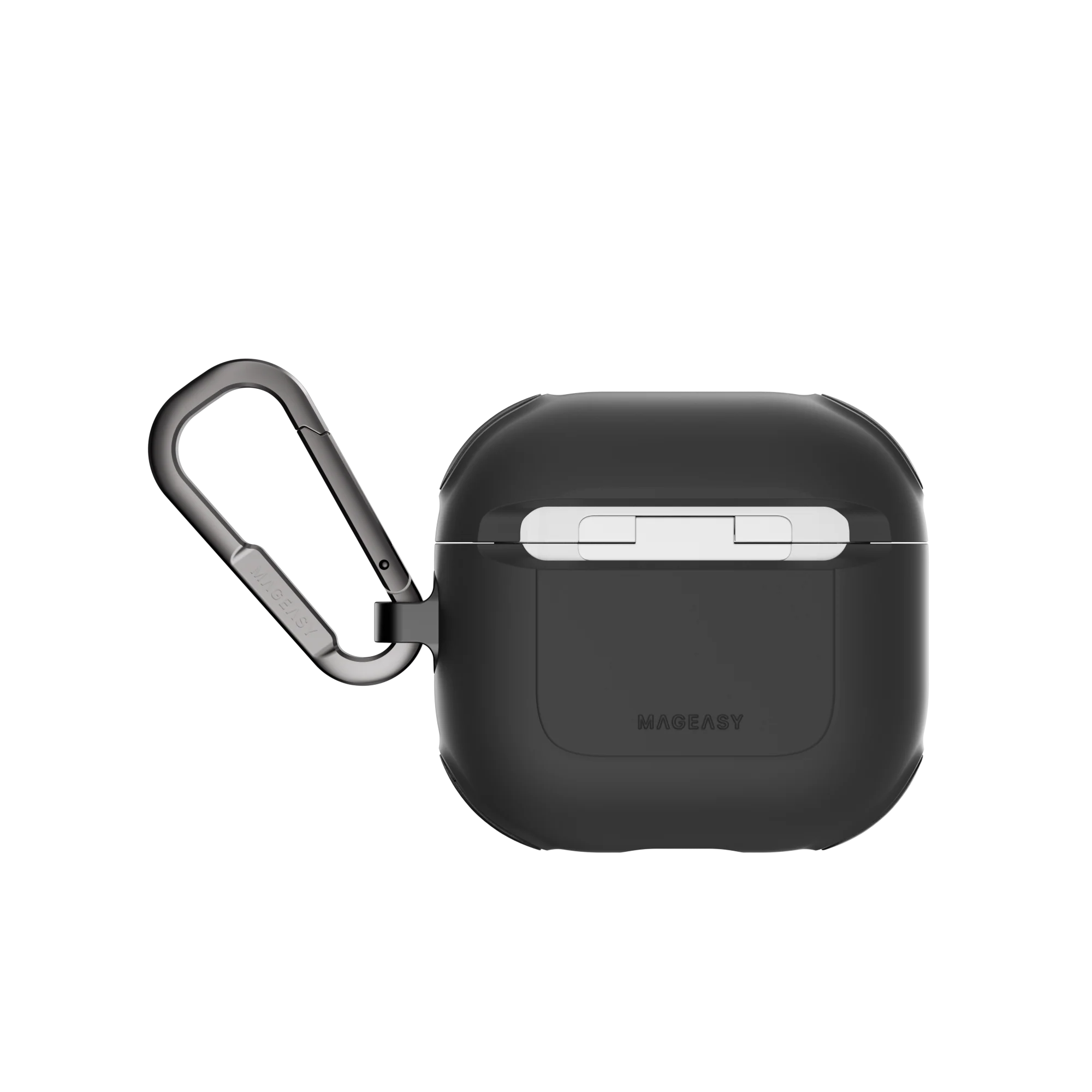 Mageasy Airpod 4 Outdoor Case Odyssey Magnetic Closure & Wrist Strap - Metal Black - Image 3