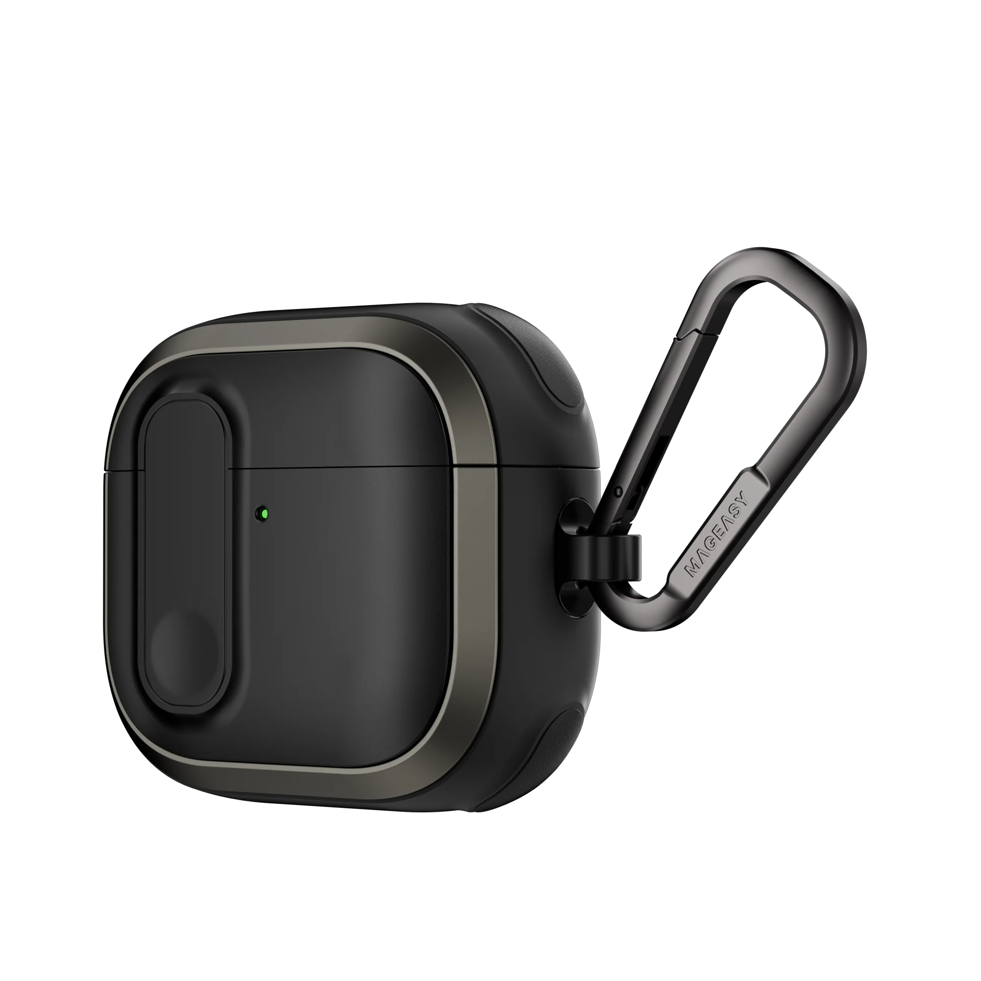 Mageasy Airpod 4 Outdoor Case Odyssey Magnetic Closure & Wrist Strap - Metal Black - Image 6