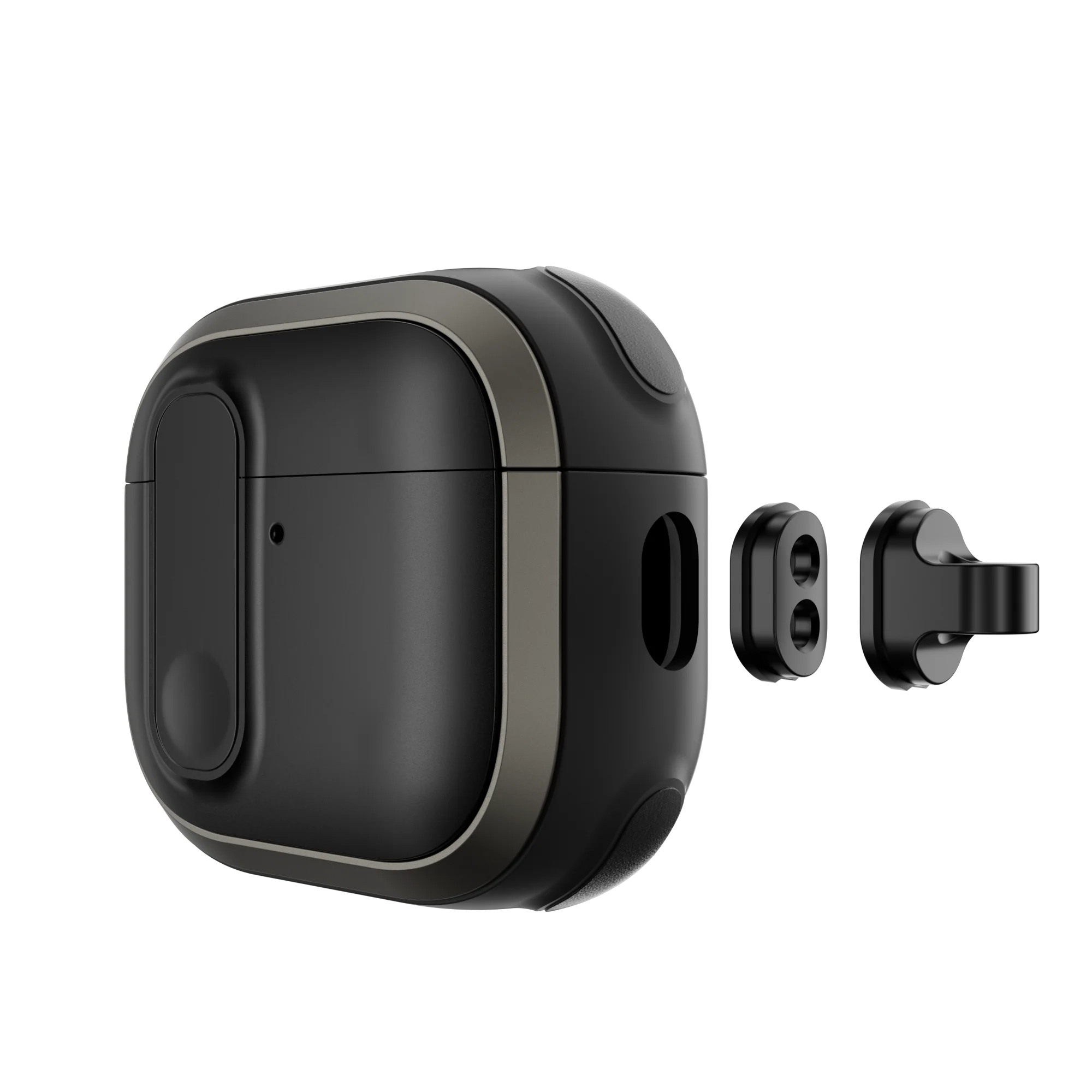 Mageasy Airpod 4 Outdoor Case Odyssey Magnetic Closure & Wrist Strap - Metal Black - Image 7