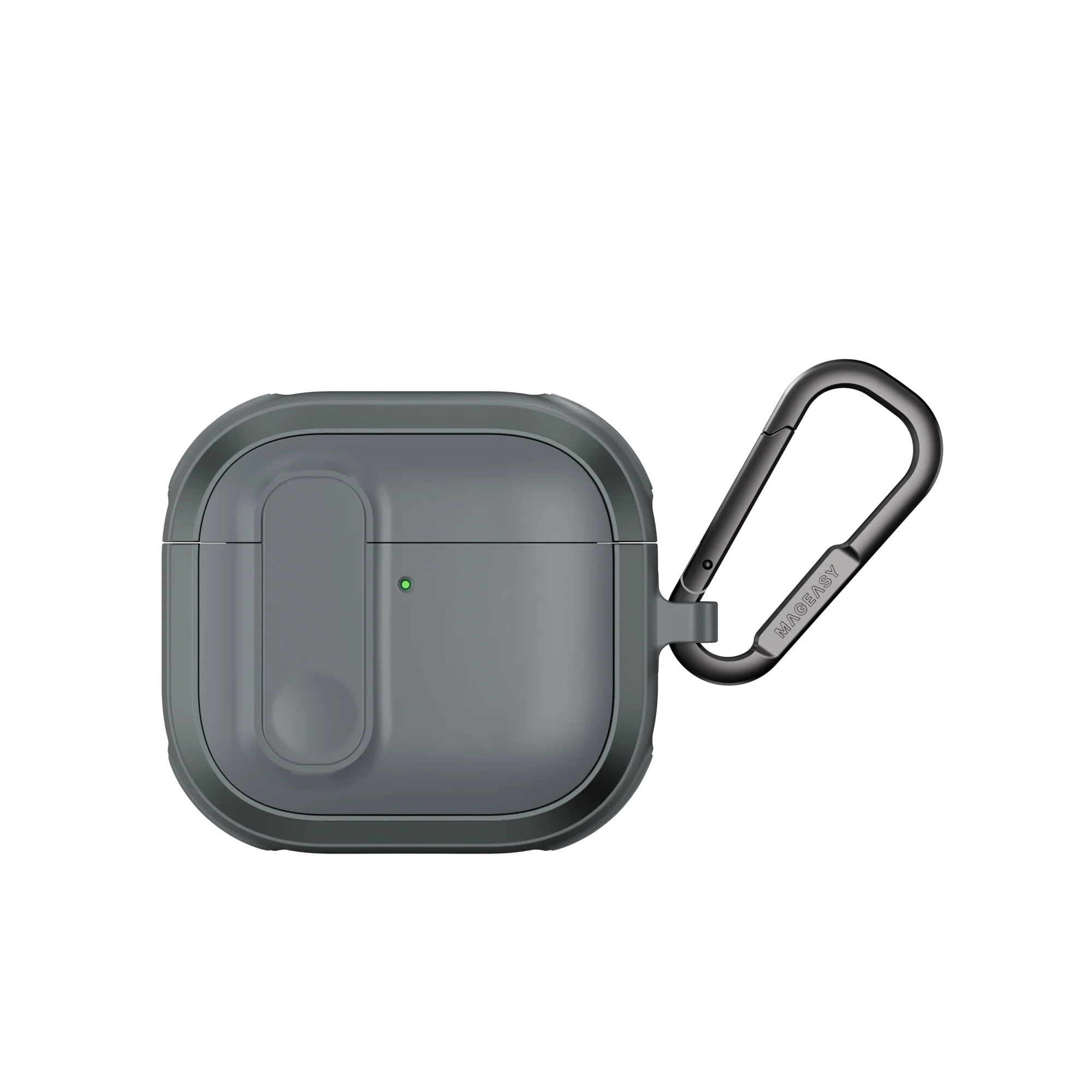 Mageasy Airpod 4 Outdoor Case Odyssey Magnetic Closure & Wrist Strap - Metal Blue Gray - Image 2