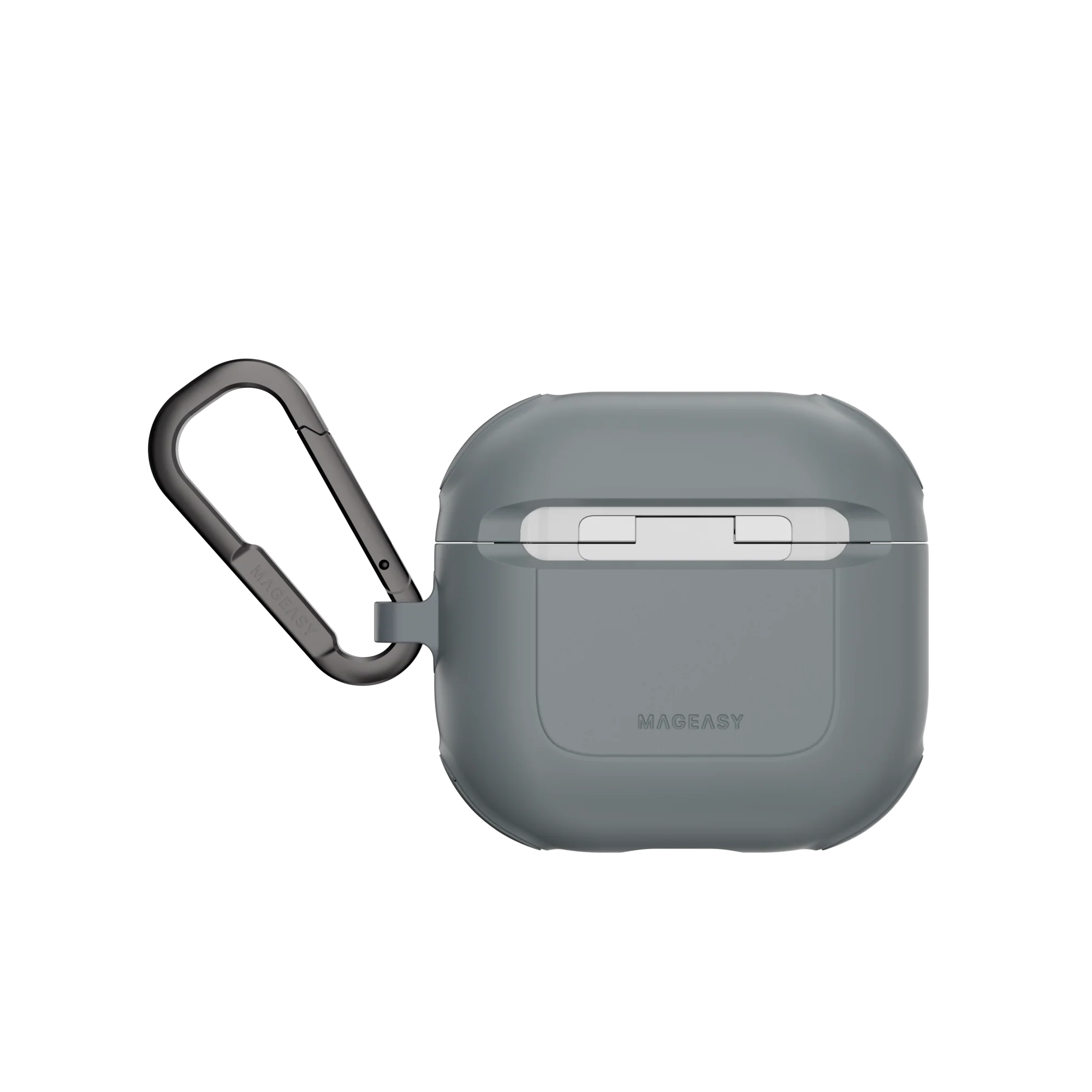 Mageasy Airpod 4 Outdoor Case Odyssey Magnetic Closure & Wrist Strap - Metal Blue Gray - Image 3