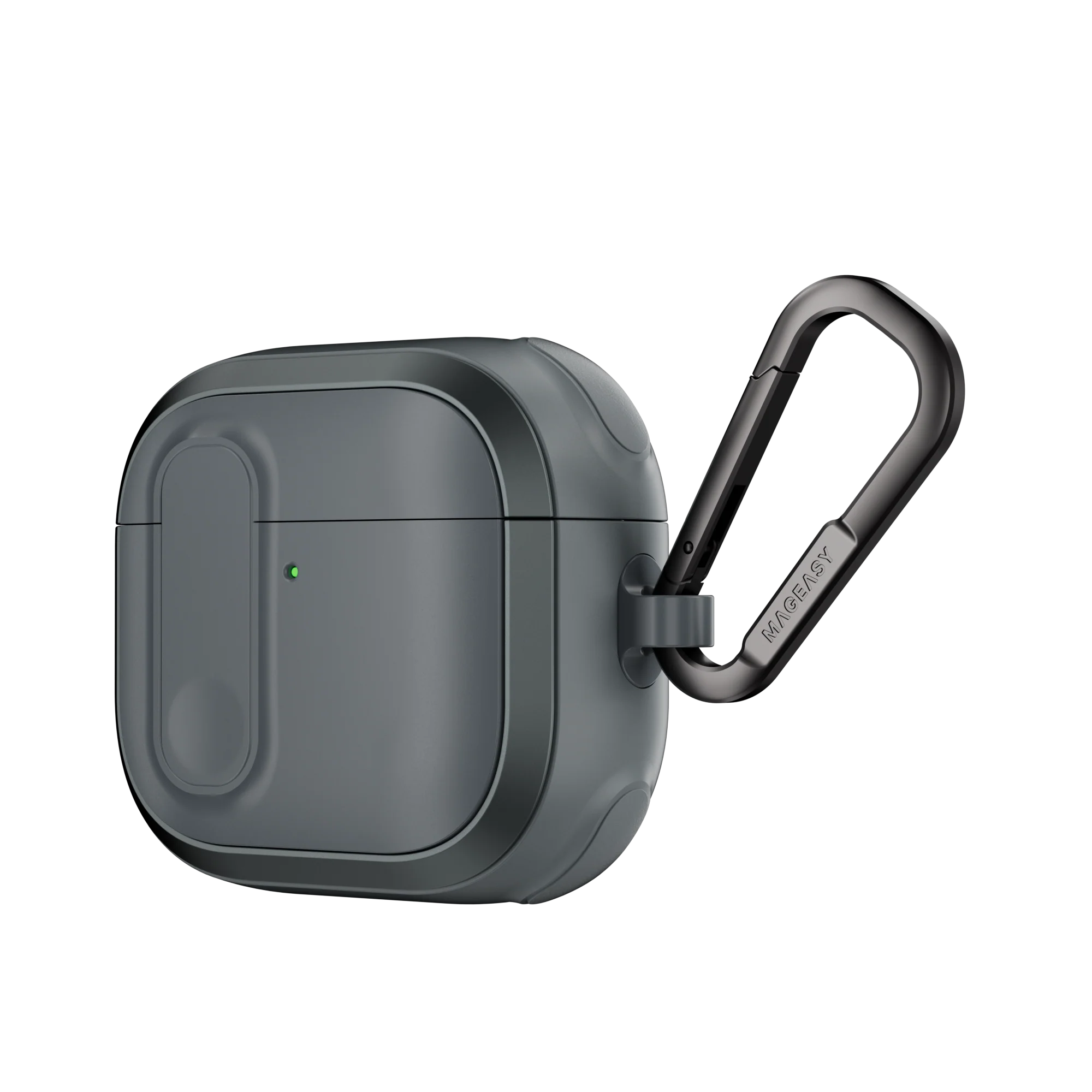 Mageasy Airpod 4 Outdoor Case Odyssey Magnetic Closure & Wrist Strap - Metal Blue Gray - Image 6