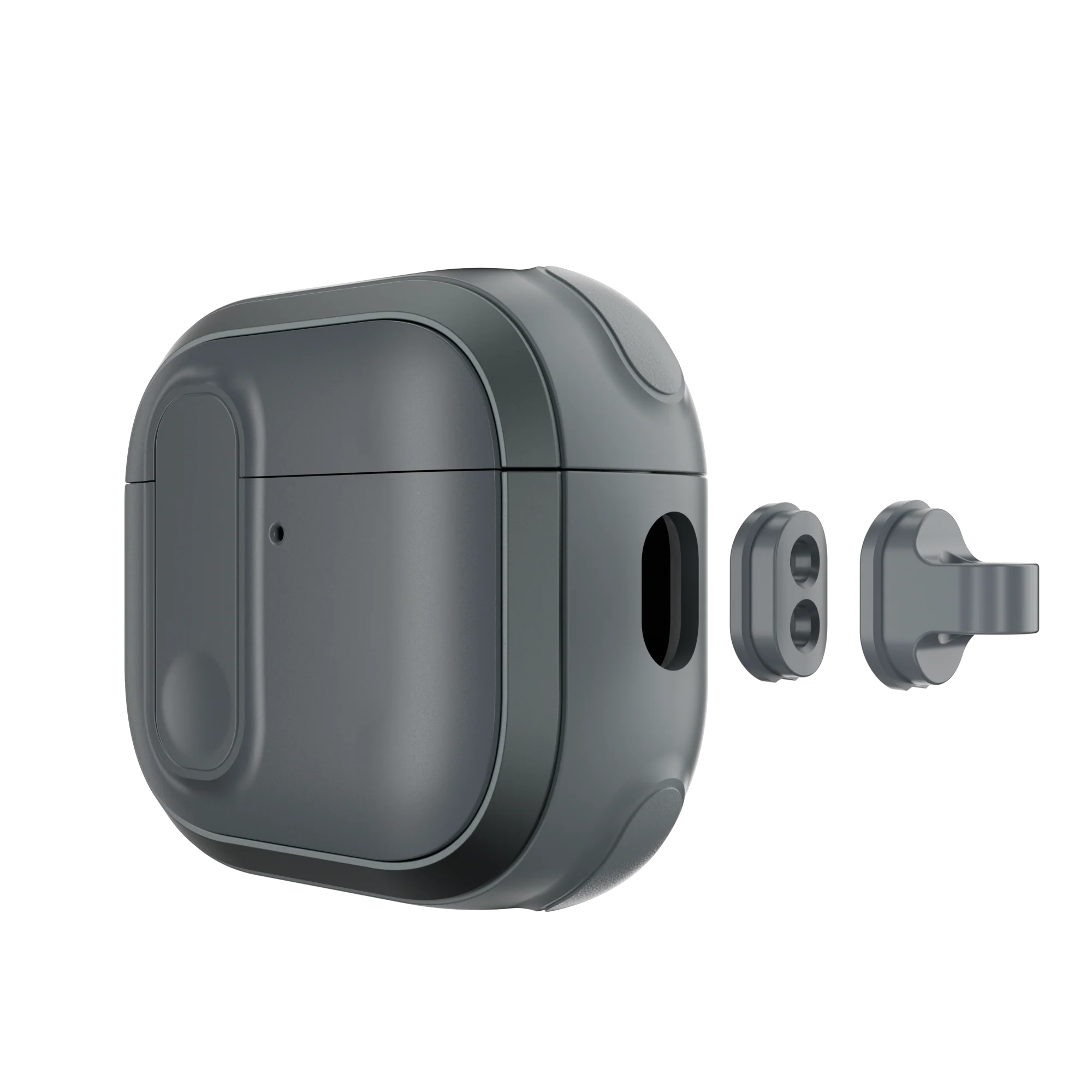 Mageasy Airpod 4 Outdoor Case Odyssey Magnetic Closure & Wrist Strap - Metal Blue Gray - Image 7