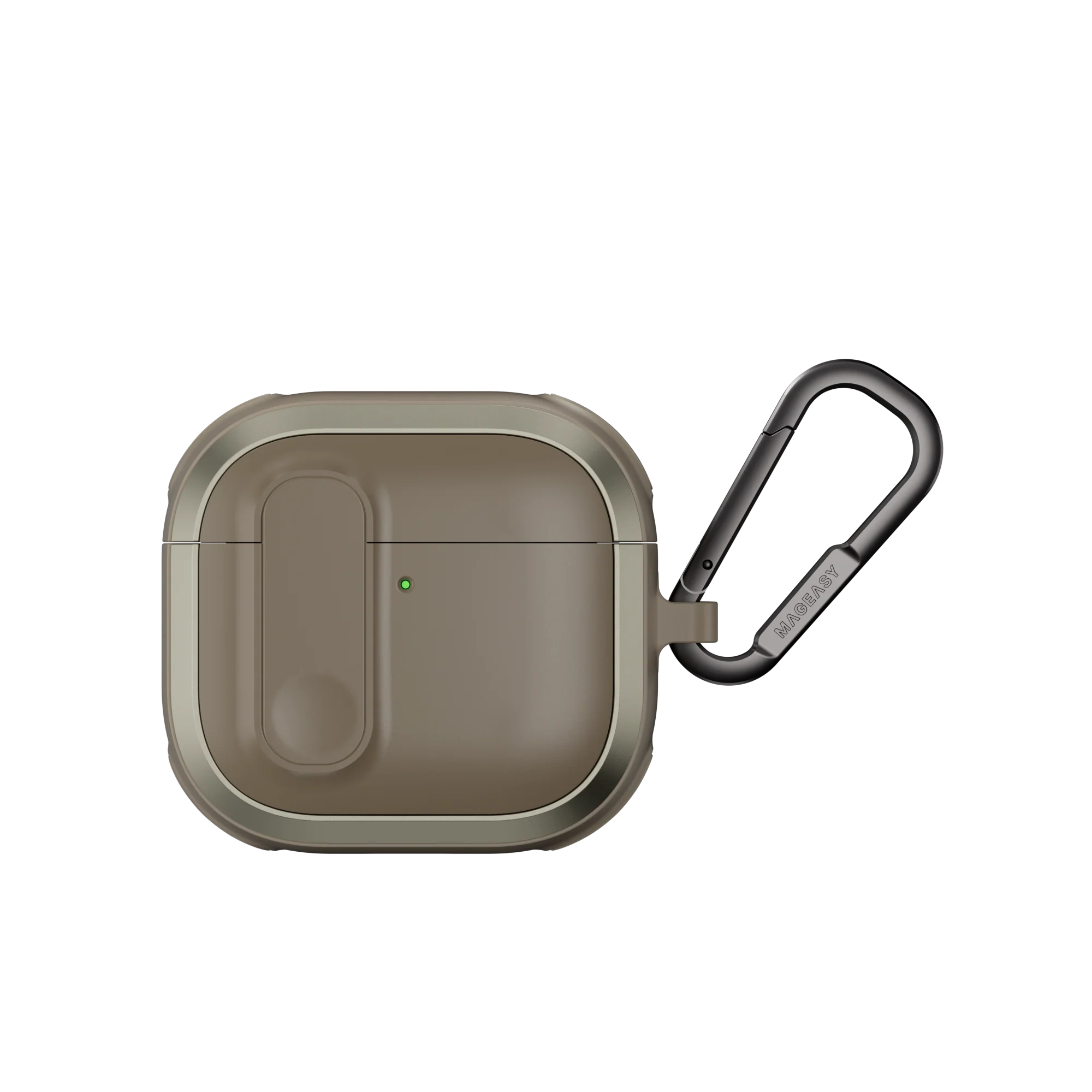 Mageasy Airpod 4 Outdoor Case Odyssey Magnetic Closure & Wrist Strap - Metal Sand - Image 2