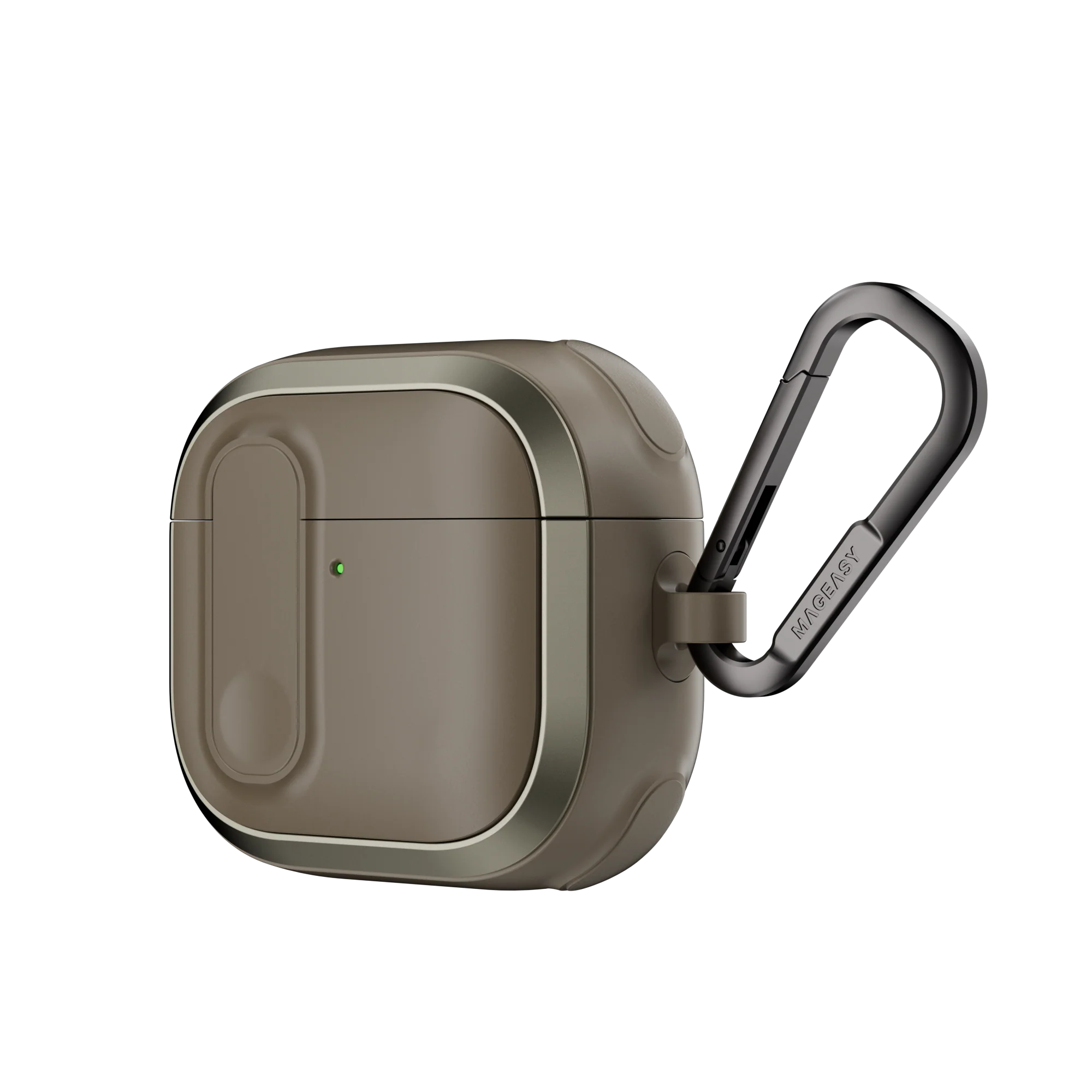 Mageasy Airpod 4 Outdoor Case Odyssey Magnetic Closure & Wrist Strap - Metal Sand - Image 6