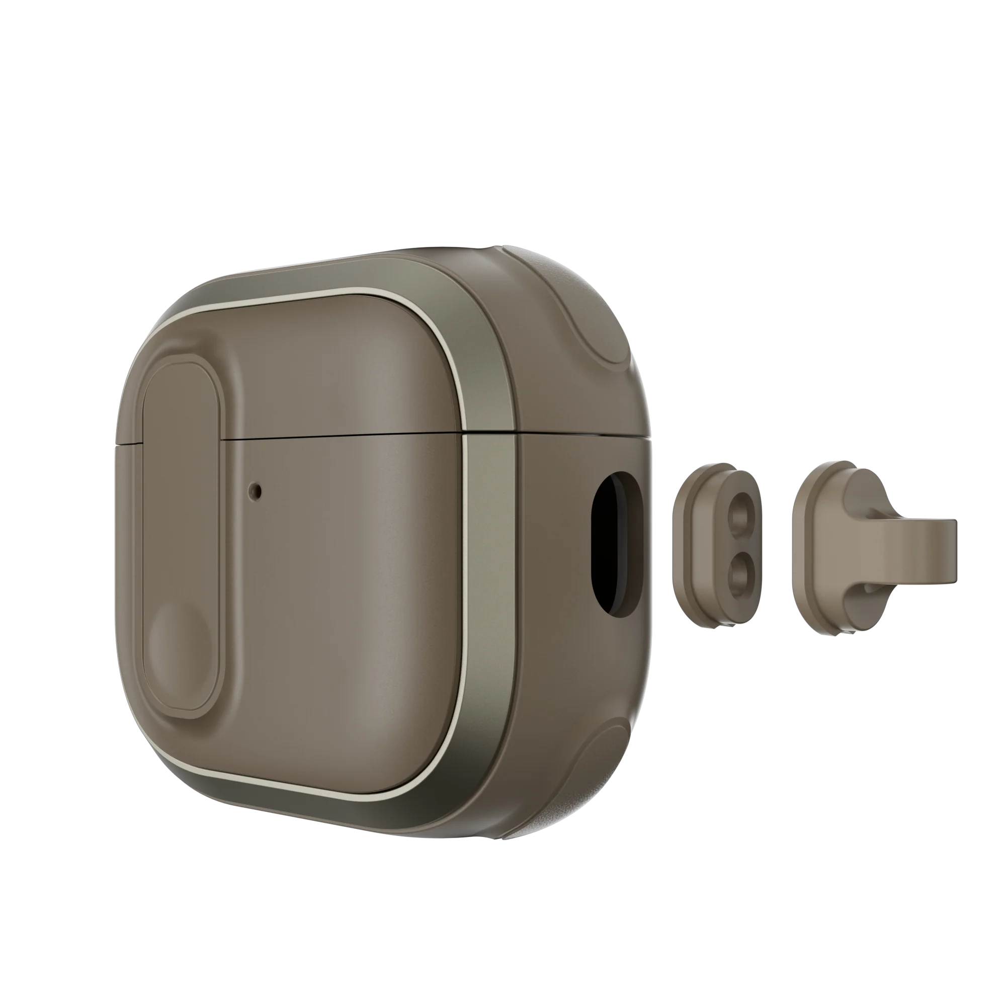 Mageasy Airpod 4 Outdoor Case Odyssey Magnetic Closure & Wrist Strap - Metal Sand - Image 7