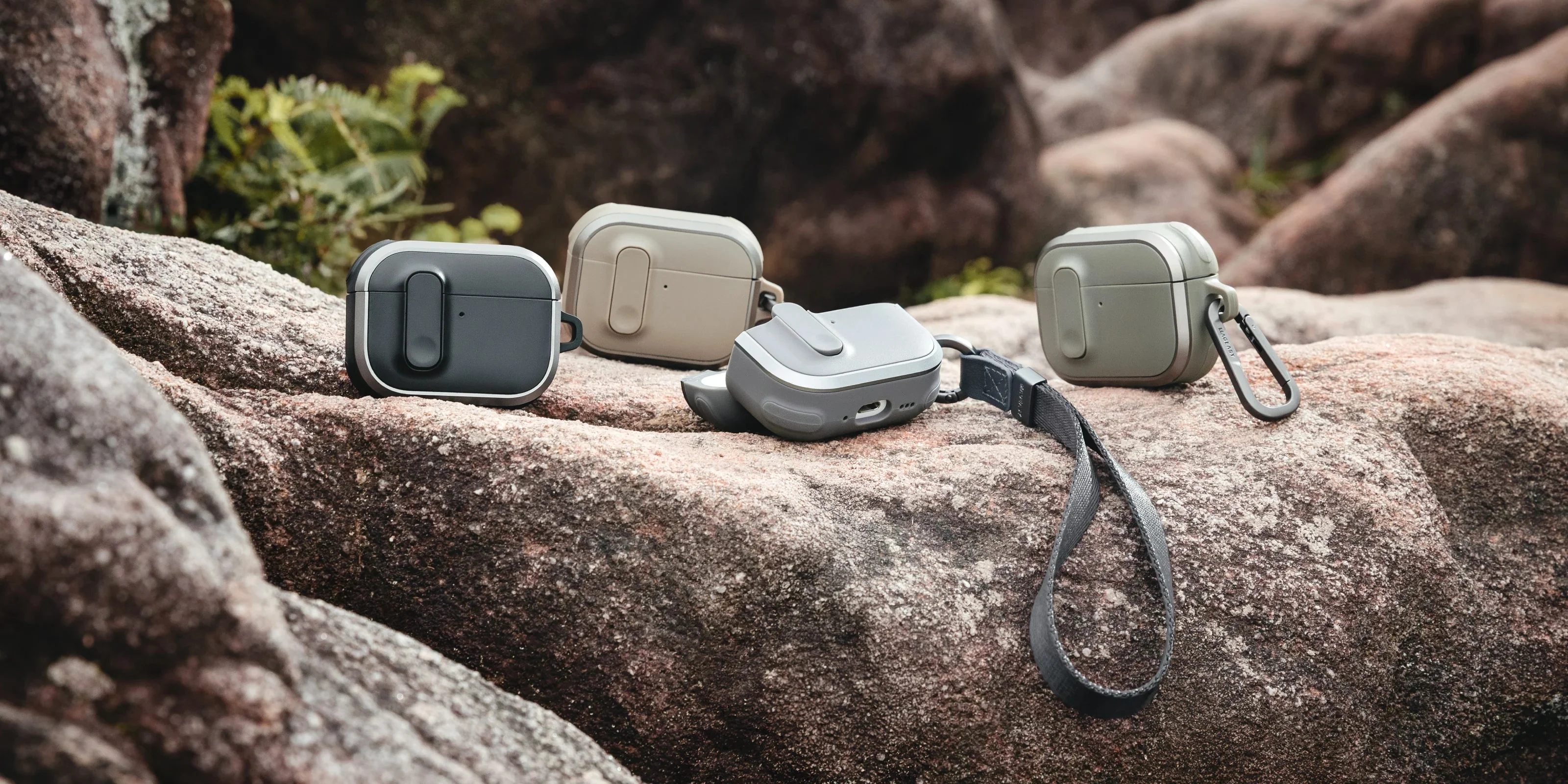Mageasy Airpod Pro 3 Outdoor Case Odyssey Magnetic Closure & Wrist Strap - Metal Black - Image 13