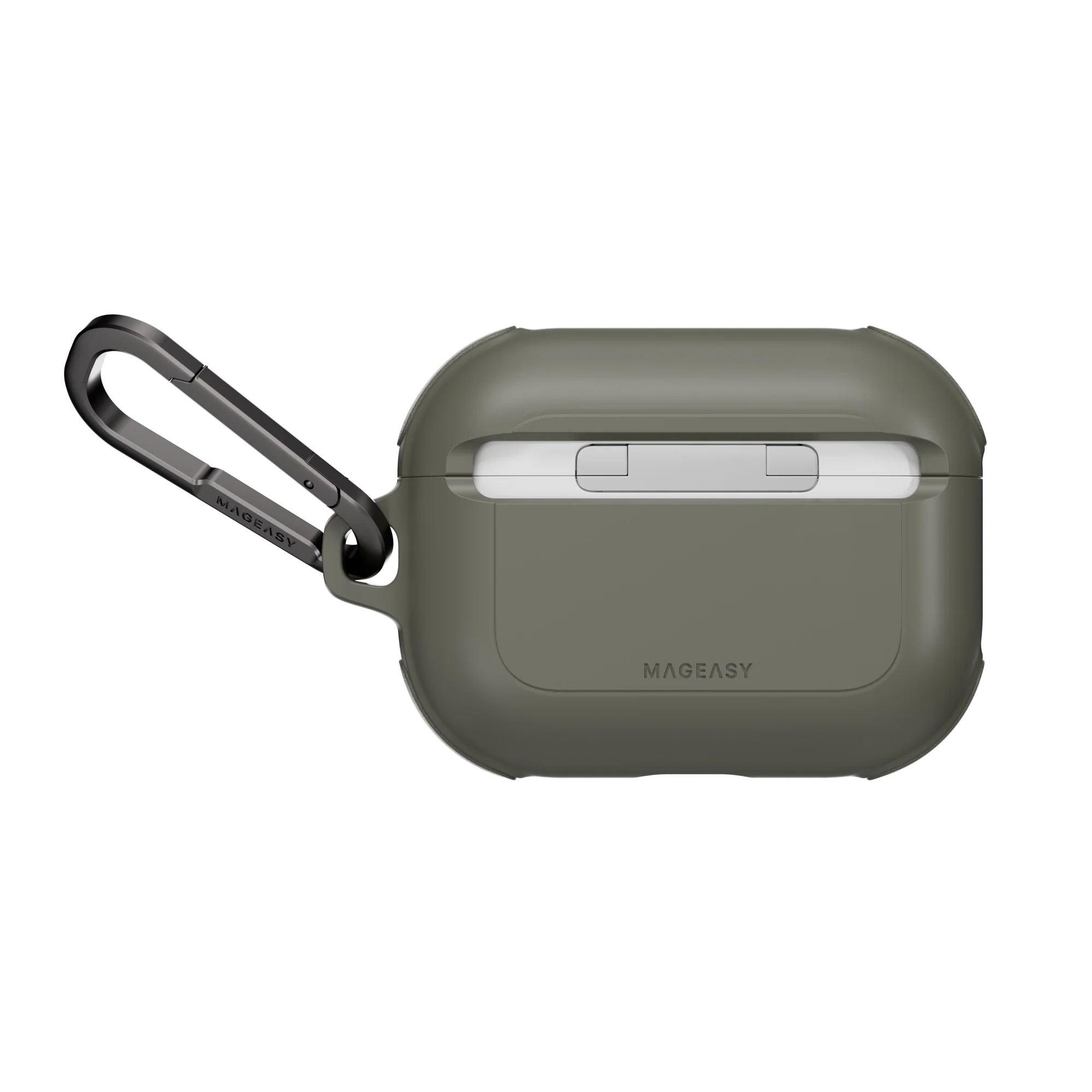 Mageasy Airpod Pro 3 Outdoor Case Odyssey Magnetic Closure & Wrist Strap - Metal Green - Image 2