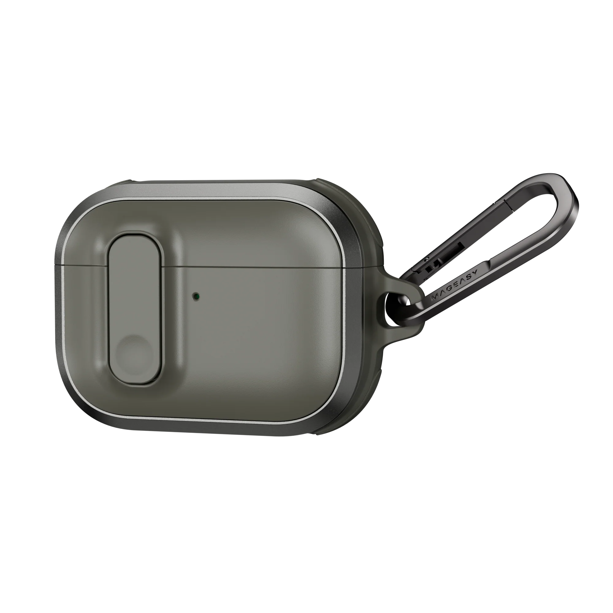 Mageasy Airpod Pro 3 Outdoor Case Odyssey Magnetic Closure & Wrist Strap - Metal Green - Image 4