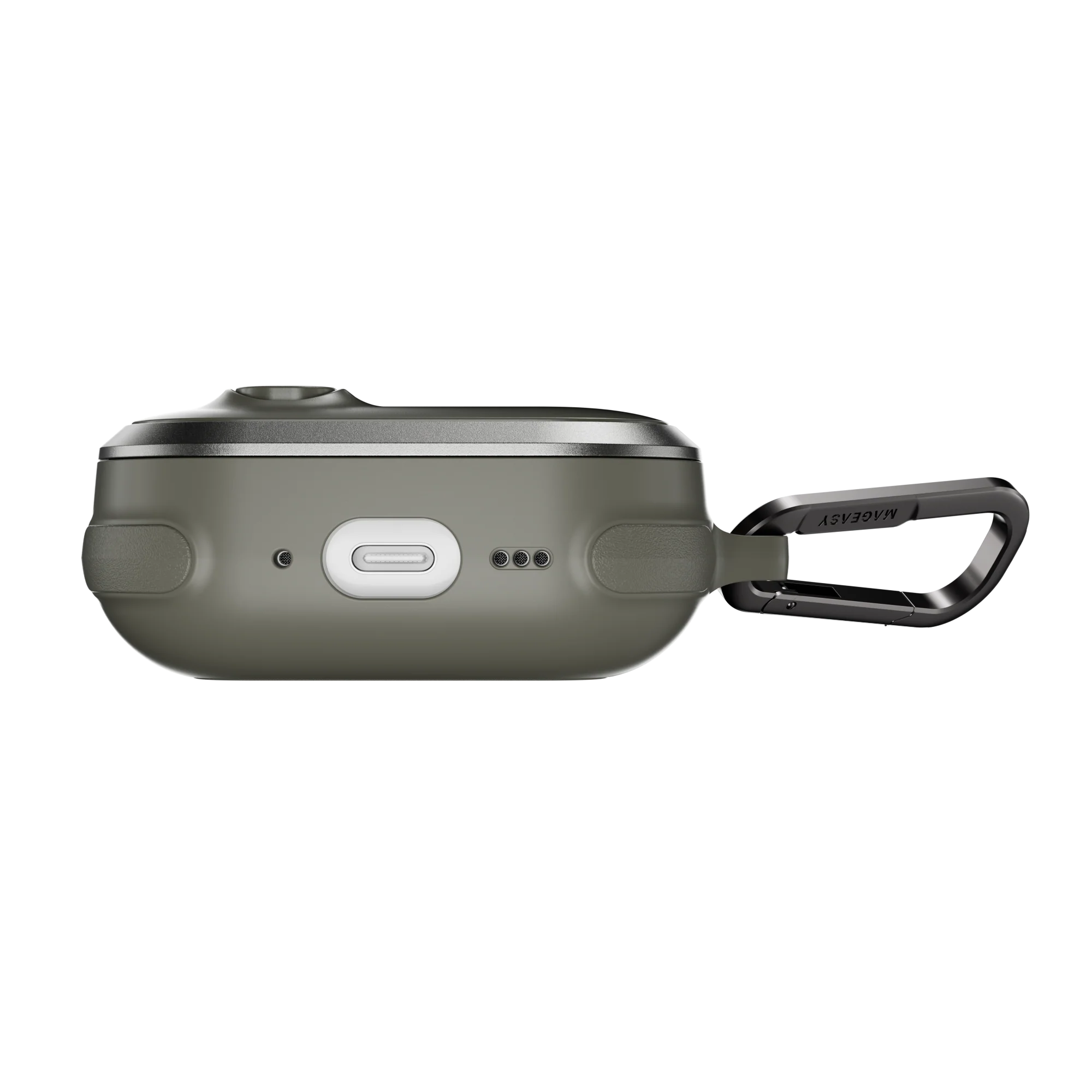Mageasy Airpod Pro 3 Outdoor Case Odyssey Magnetic Closure & Wrist Strap - Metal Green - Image 5