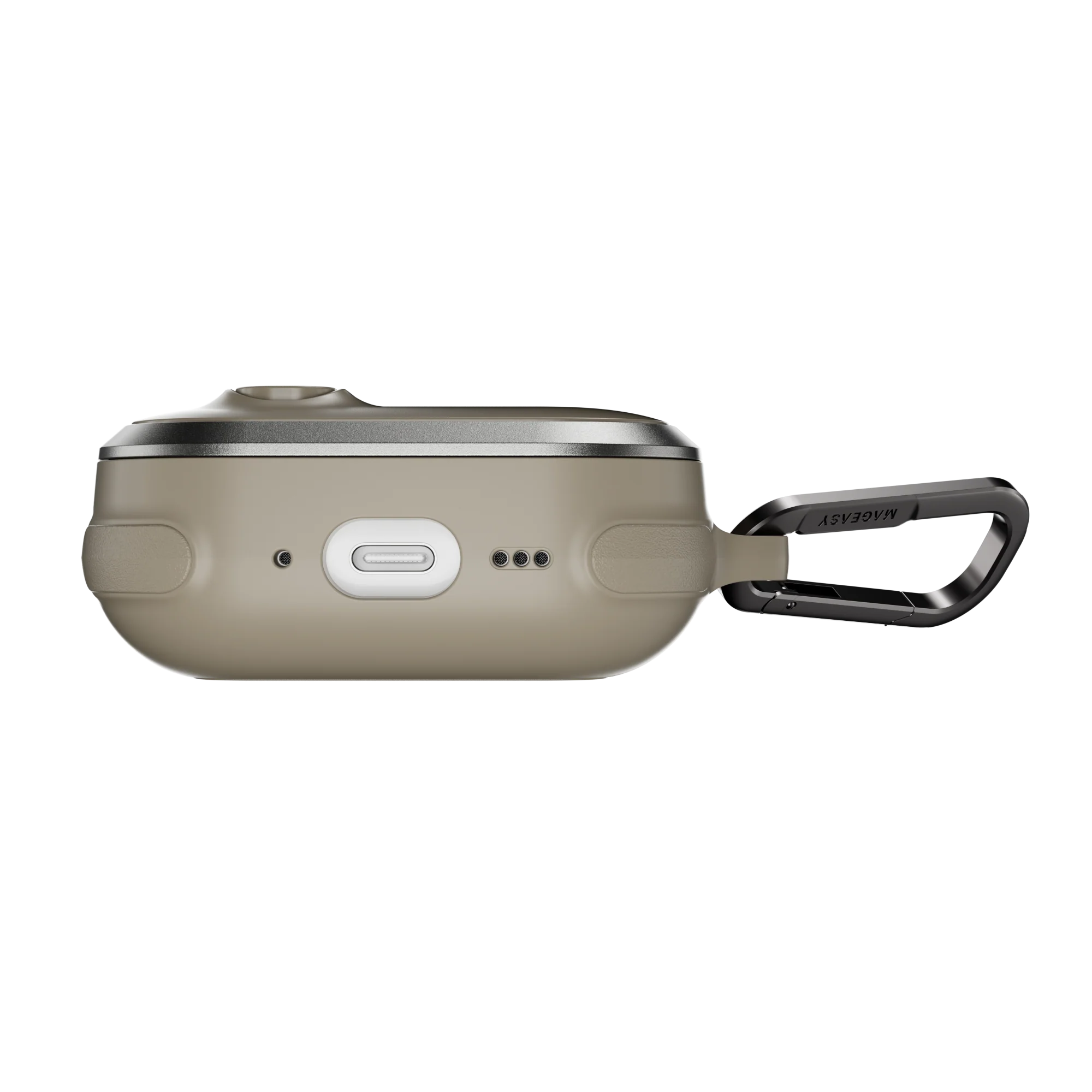 Mageasy Airpod Pro 3 Outdoor Case Odyssey Magnetic Closure & Wrist Strap - Metal Sand - Image 5