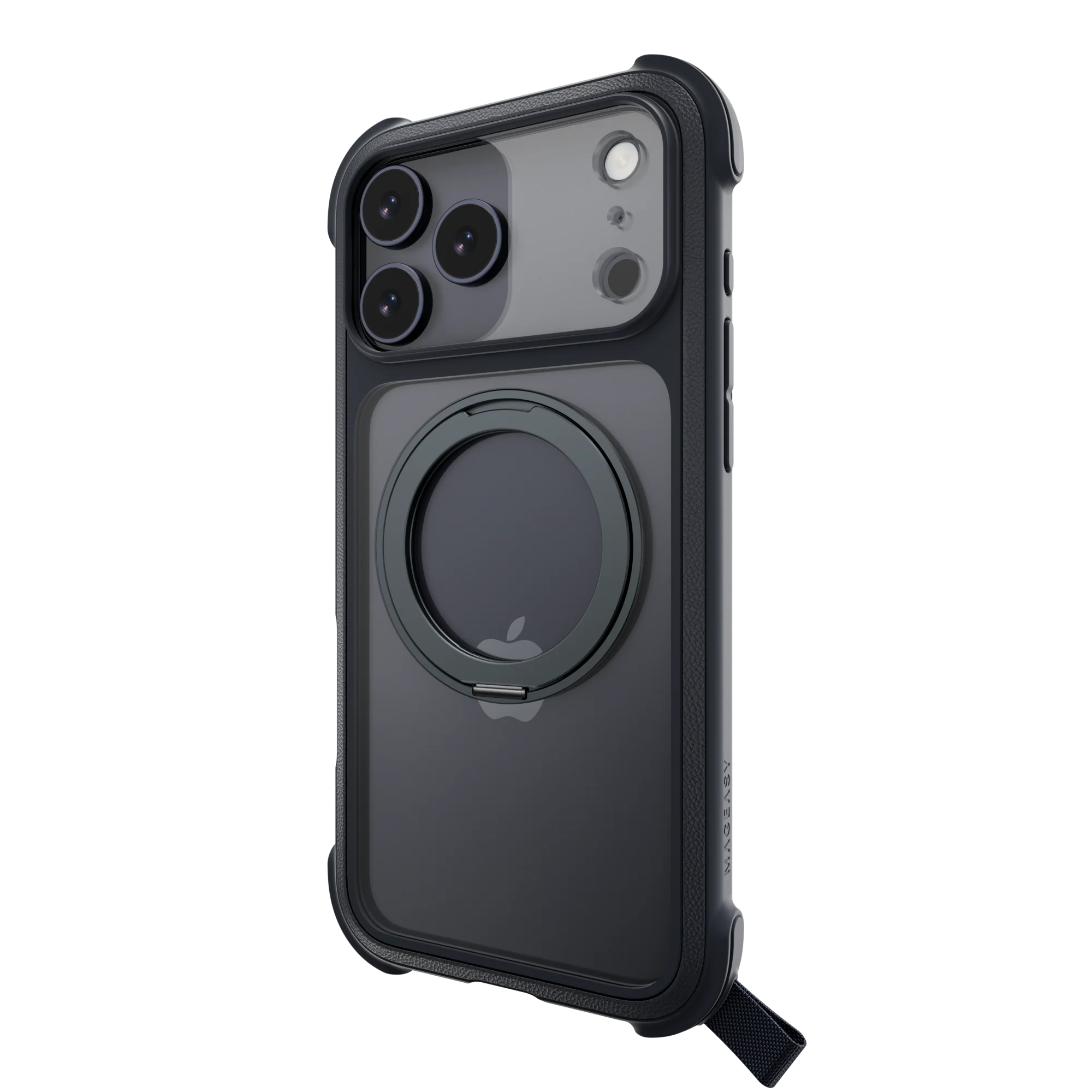 MagEasy Odyssey Stand M 360 Case for iPhone 17 Pro Max - Leatherette Midnight - Image 3