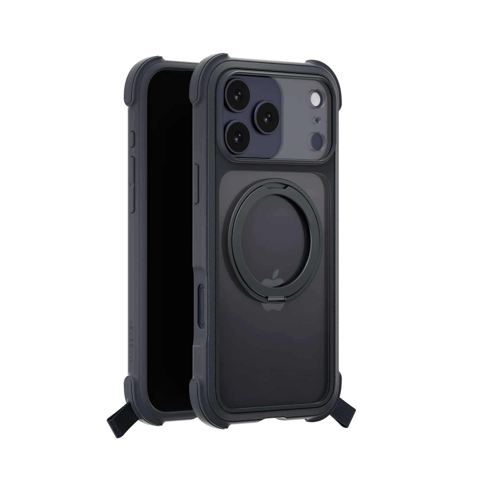 MagEasy Odyssey Stand M 360 Case for iPhone 17 Pro Max - Leatherette Midnight - Image 7