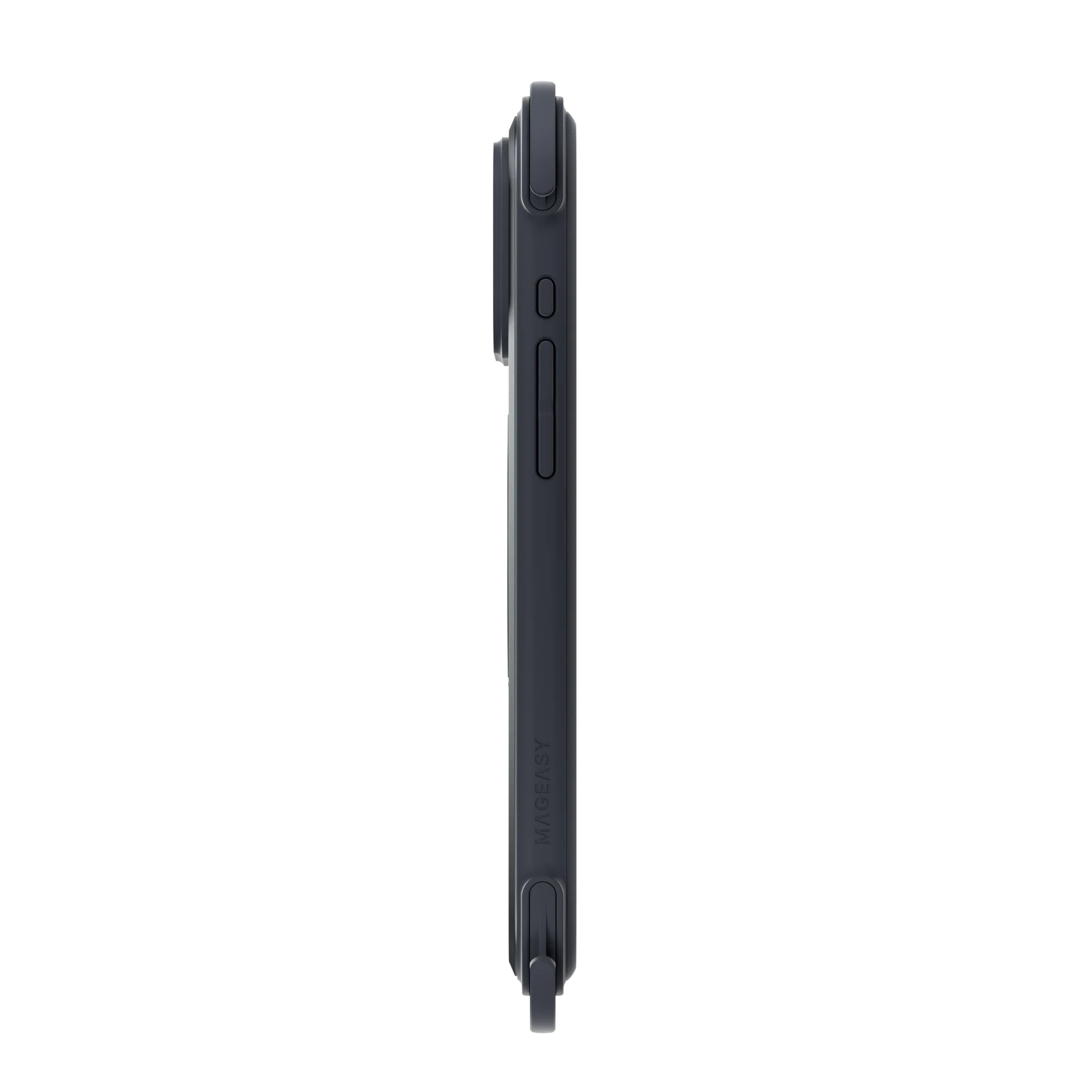 Mageasy Odyssey Ultra M 360 Tough Case & Stand & Lanyard for iPhone 17 Pro Max -Midnight Black - Image 6