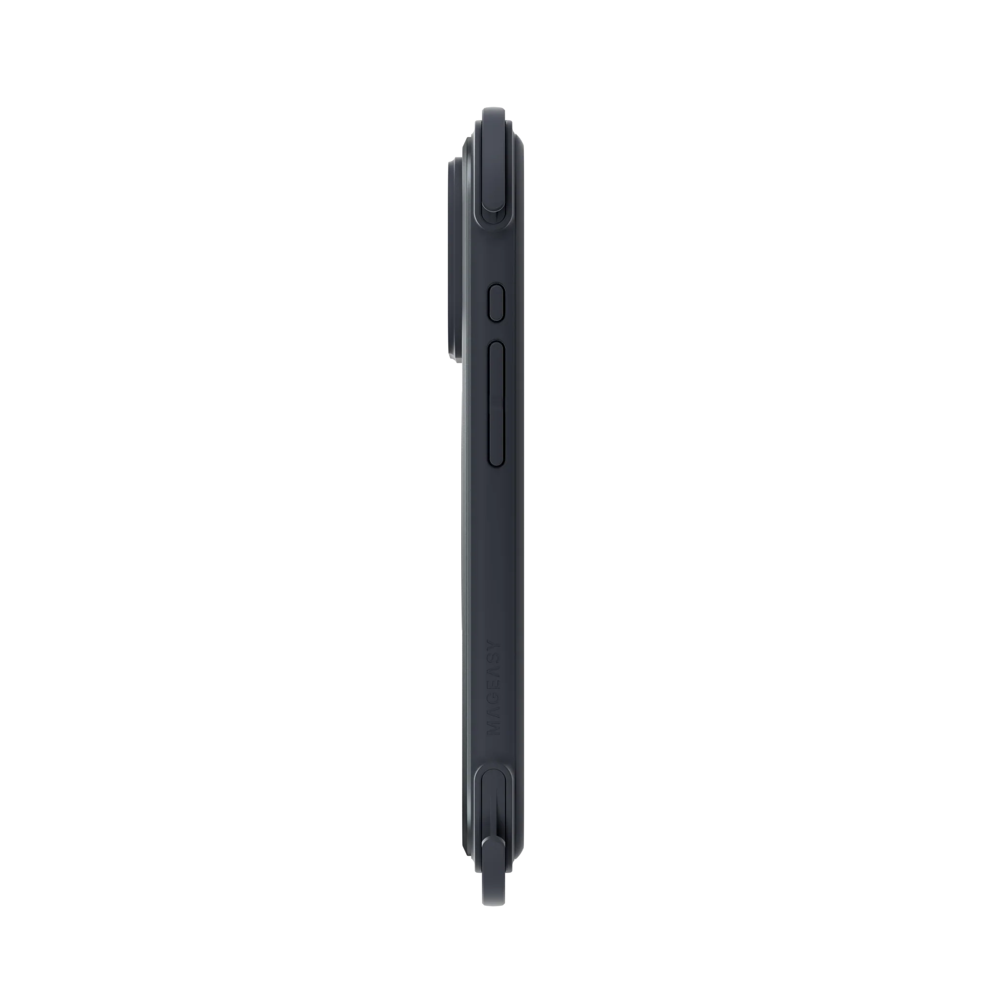 Mageasy Odyssey Ultra M 360 Tough Case & Stand & Lanyard for iPhone 17 Pro - Midnight Black - Image 6