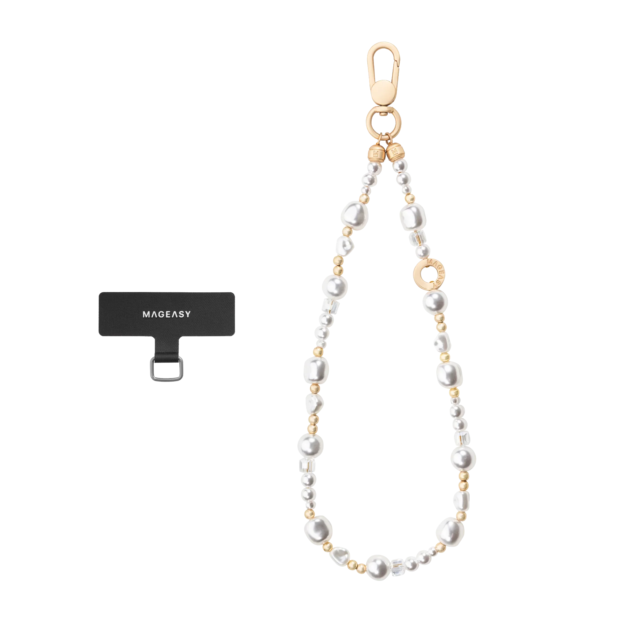 Mageasy Pearl iPhone Wrist Strap - Snap Hook - Image 2
