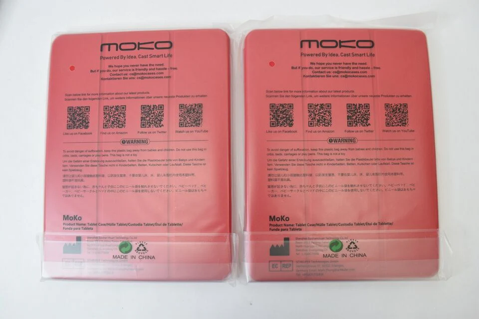 Moko Trifold Magnetic Case for iPad 5th / 6 Gen - Red - Image 3