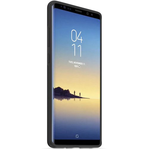 Mophie Charge Force Leather Back Case Galaxy Note 8 - Black - Image 2