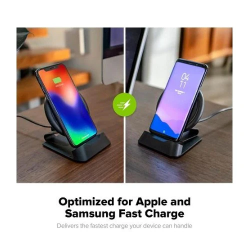 Mophie Universal Wireless-Charge Stream Desk Stand - Black - Image 3