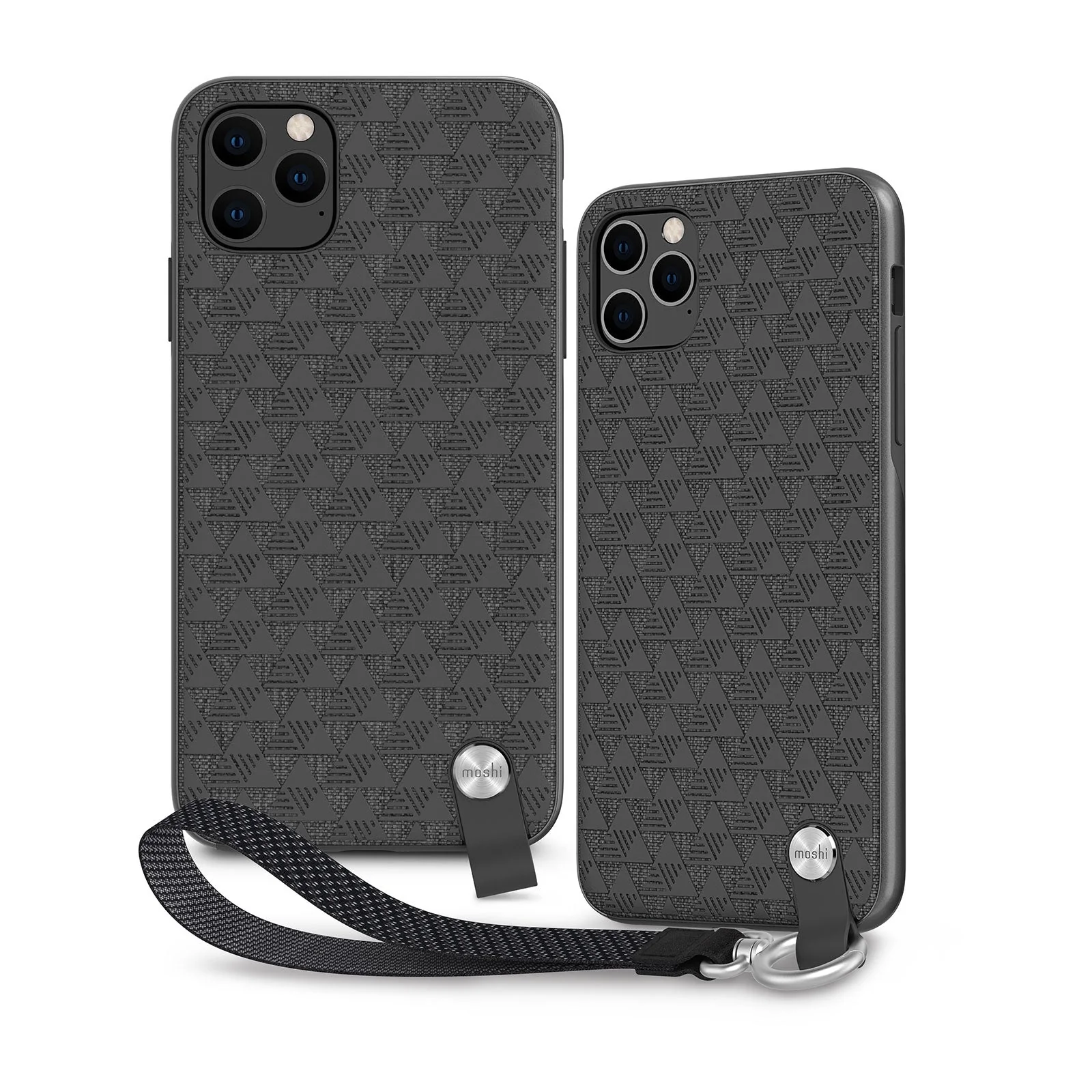 Moshi Altra Textured Protective Case w/ Wrist Strap For iPhone 11 Pro Max - Shadow Black - Image 2