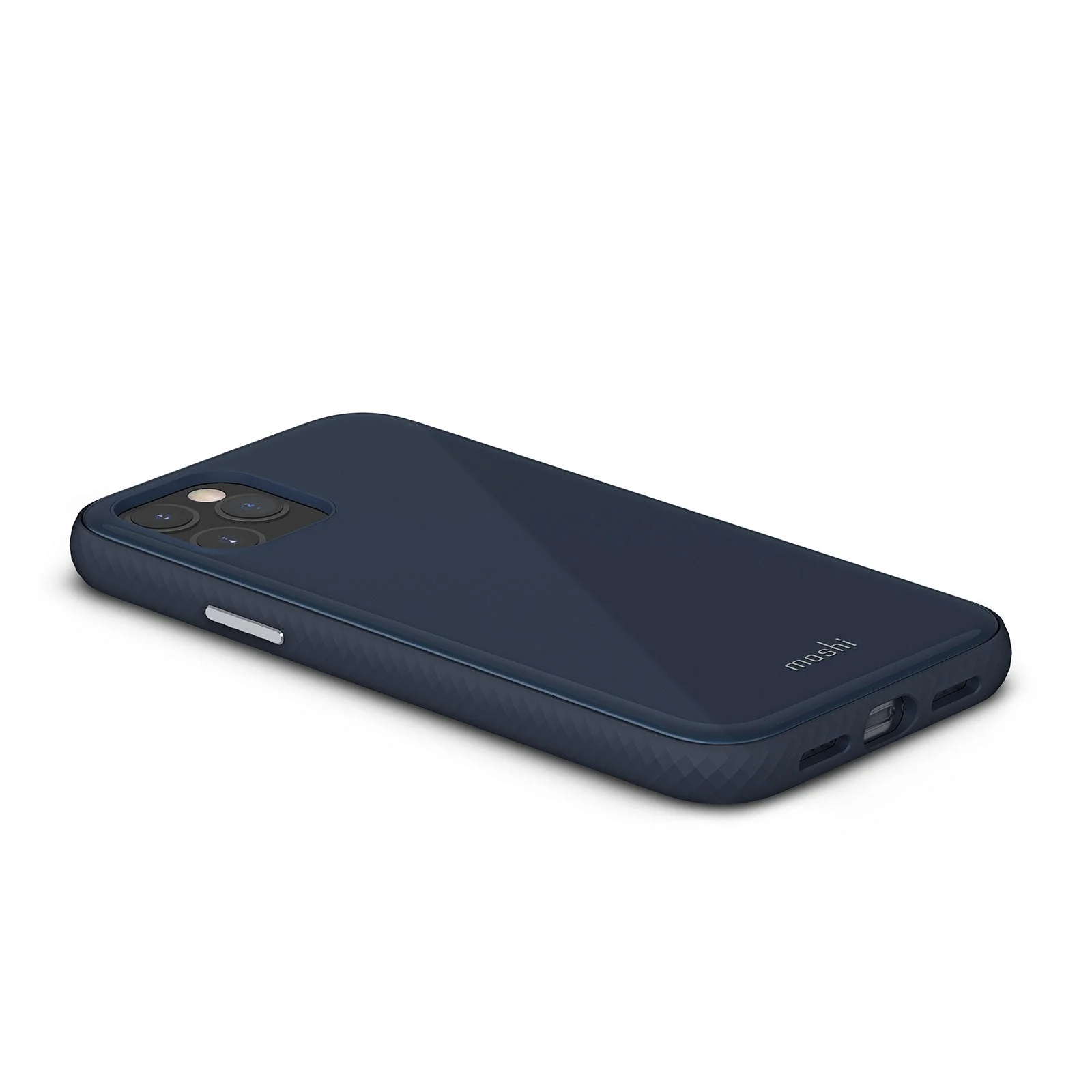 Moshi iGlaze Slim Hardshell Case For iPhone 12 Mini - Slate Blue - Image 3