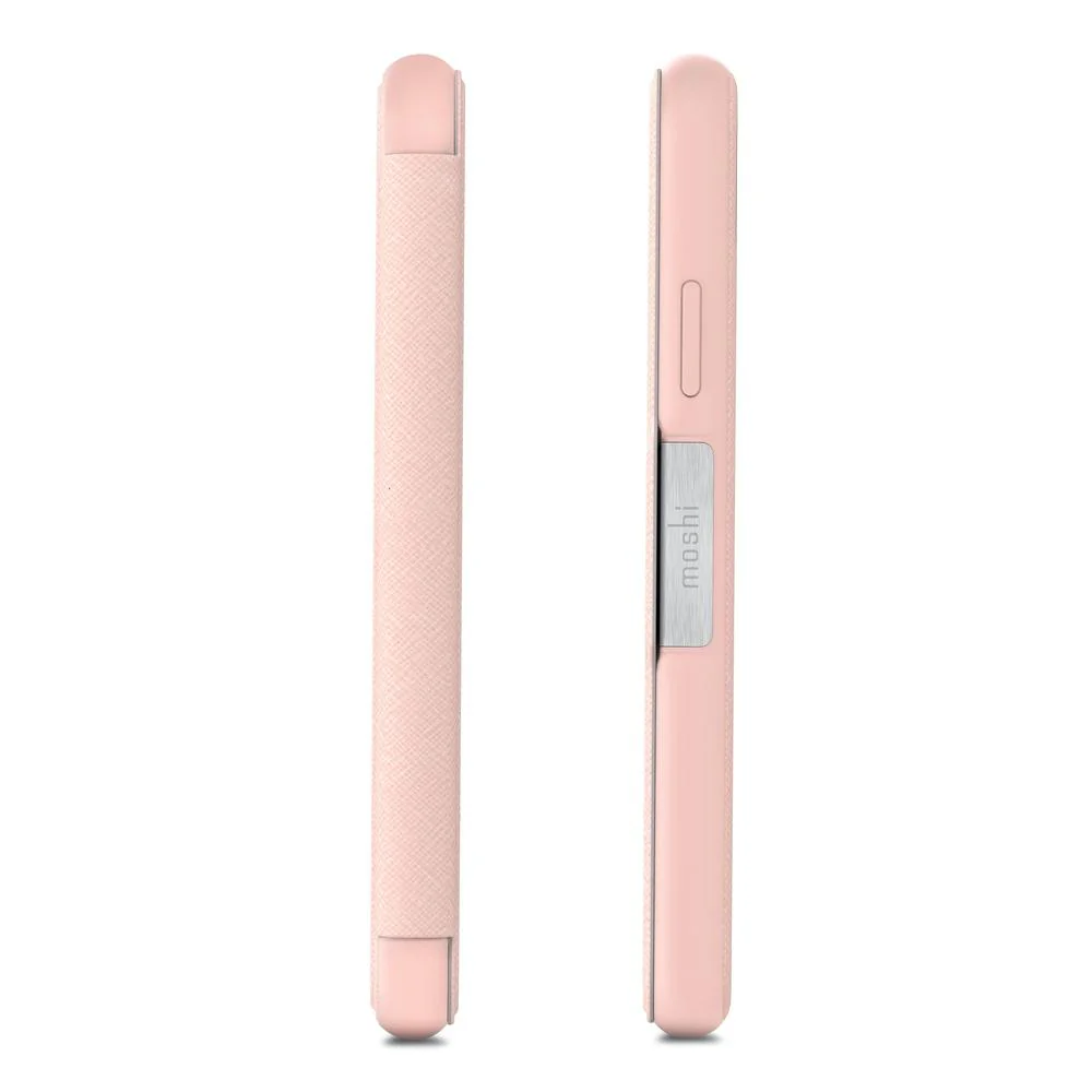 Moshi SenseCover Touch-Sensitive Folio Case For iPhone XS / X - Luna Pink - Image 4