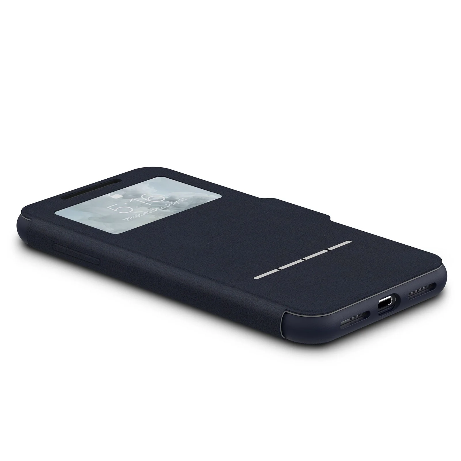 Moshi SenseCover Touch-Sensitive Portfolio Cases For iPhone XS Max - Midnight Blue - Image 5