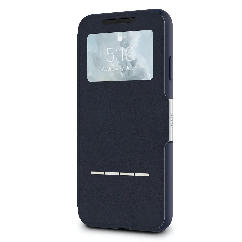 Moshi SenseCover Touch-Sensitive Portfolio Cases For iPhone XS Max - Midnight Blue - Image 6
