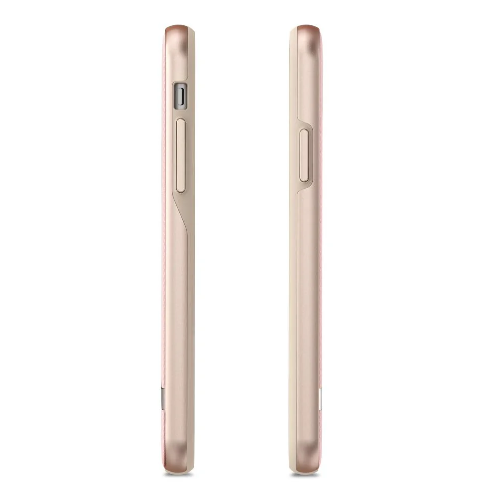Moshi Vesta Ultra Slim Protective Textile Case For iPhone XS / X - Blossom Pink - Image 4
