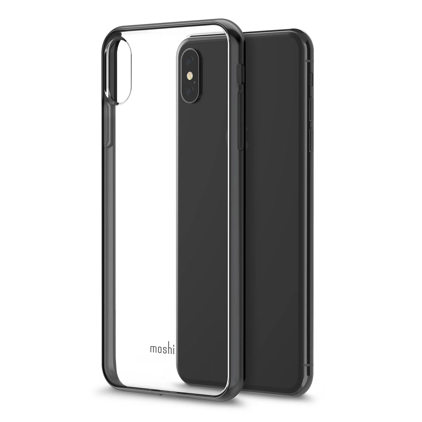 Moshi Vitros Ultra Thin Clear Protective Case For iPhone XS Max - Raven Black - Image 3