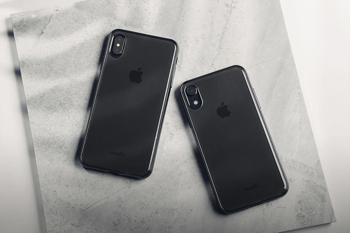 Moshi Vitros Ultra Thin Clear Protective Case For iPhone XS Max - Raven Black - Image 4