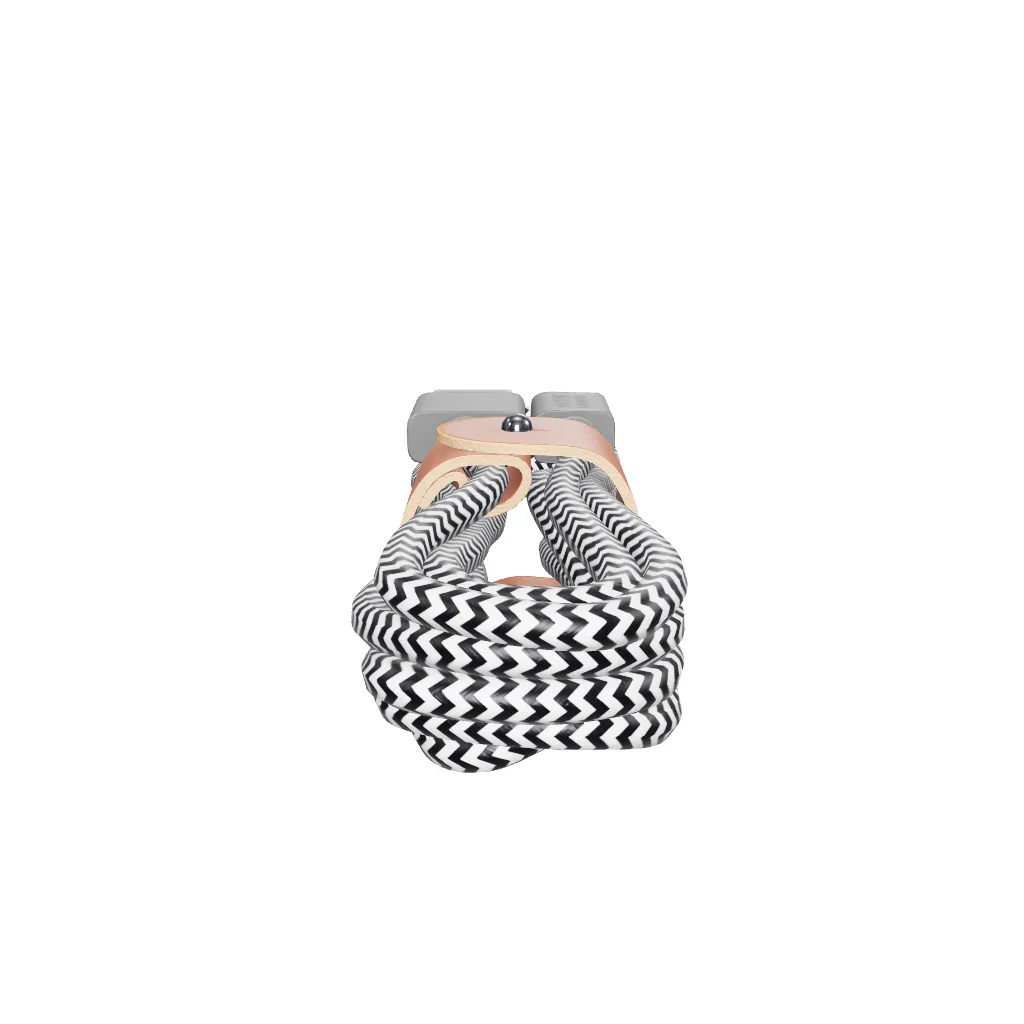 Native Union Belt Cable Lightning to USB-A with Leather Strap - Zebra Tan - Image 2