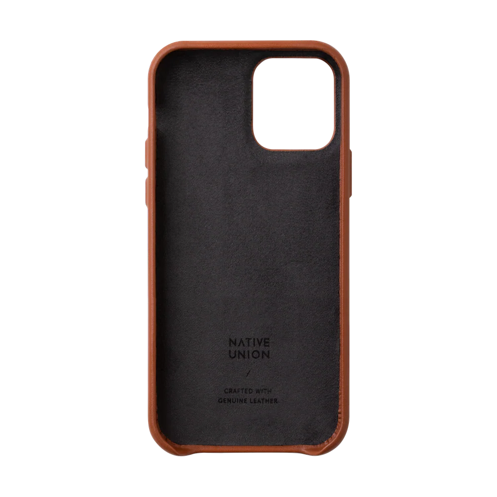 Native Union Clic Card Leather Case For iPhone 12 / 12 Pro - Tan - Image 4